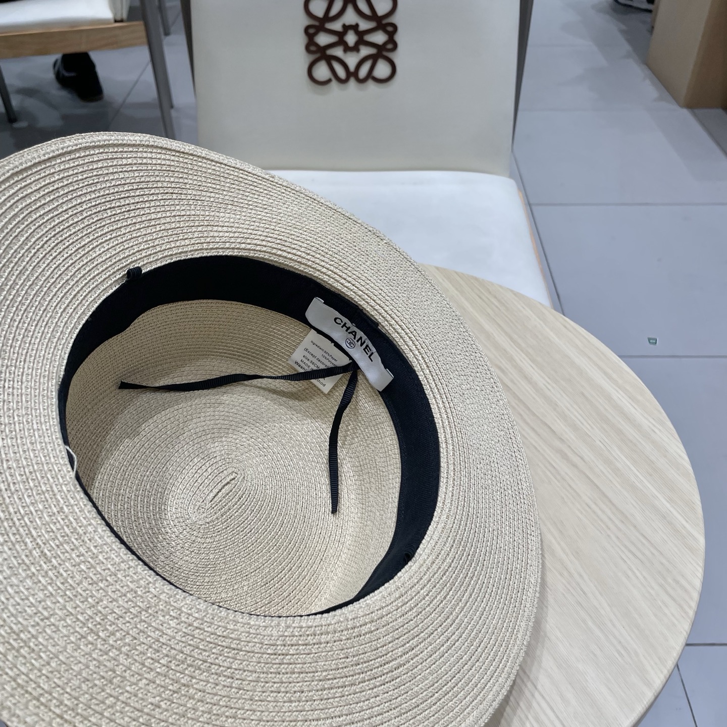  Chanel香奈儿新款草帽，名媛风遮阳帽，头围57cm