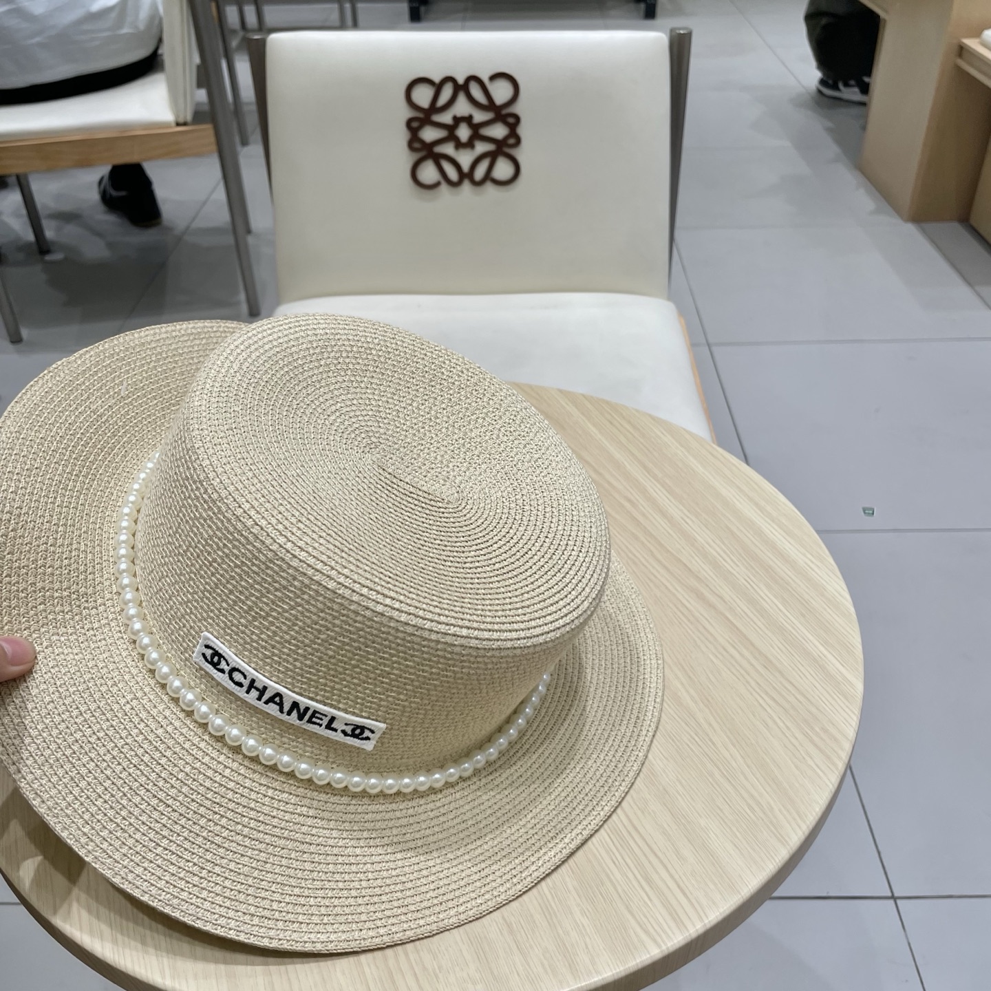  Chanel香奈儿新款草帽，名媛风遮阳帽，头围57cm