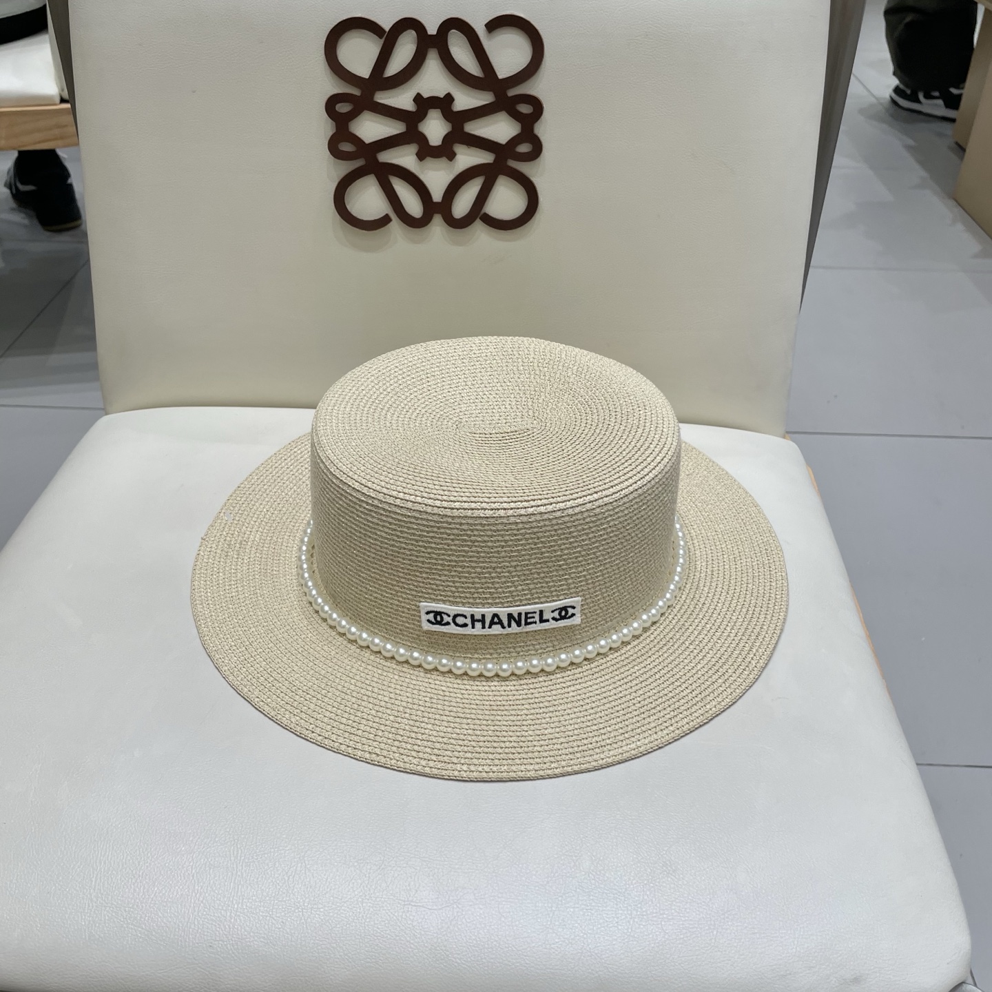  Chanel香奈儿新款草帽，名媛风遮阳帽，头围57cm