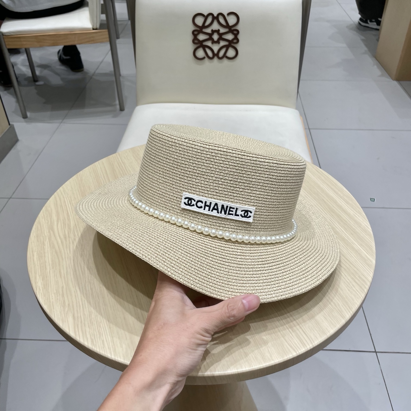  Chanel香奈儿新款草帽，名媛风遮阳帽，头围57cm