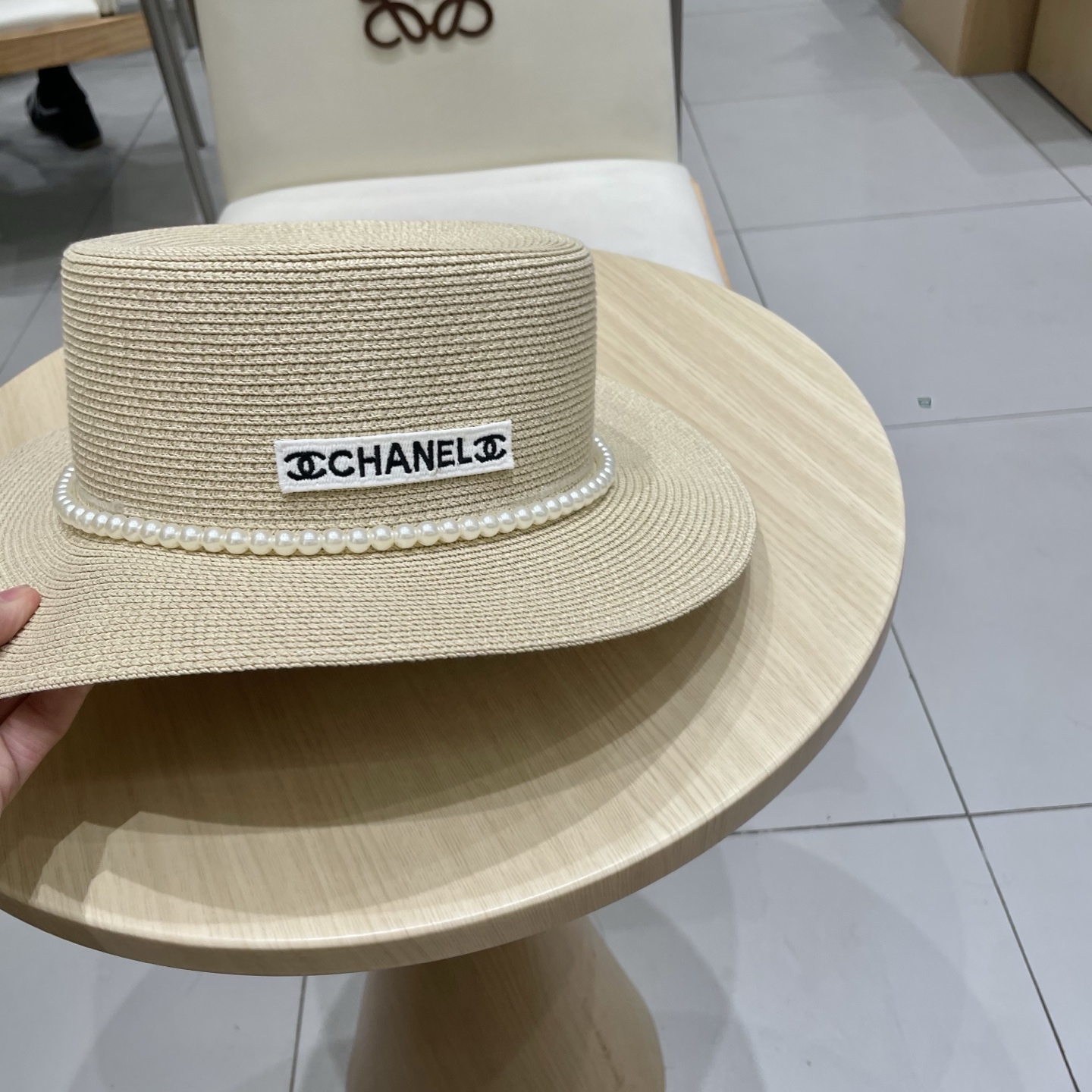  Chanel香奈儿新款草帽，名媛风遮阳帽，头围57cm