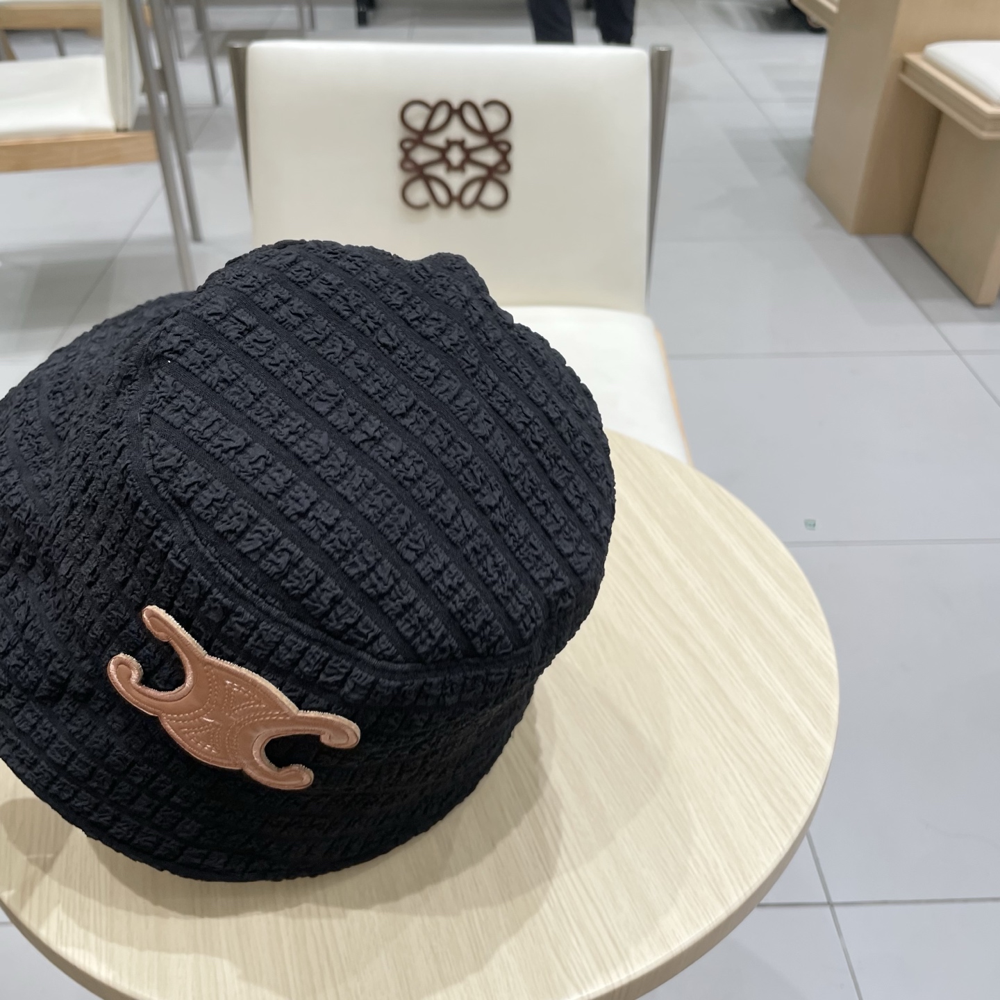  塞琳celine抽绳渔夫帽女春夏季韩版显脸小褶皱盆帽时尚百搭遮阳遮脸水桶帽子