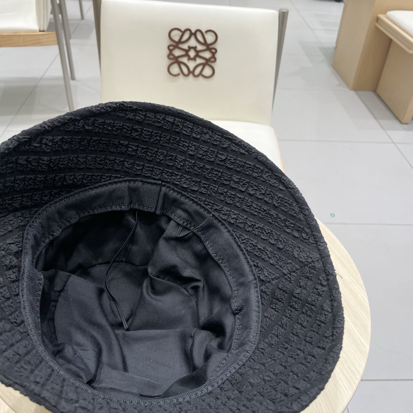  塞琳celine抽绳渔夫帽女春夏季韩版显脸小褶皱盆帽时尚百搭遮阳遮脸水桶帽子