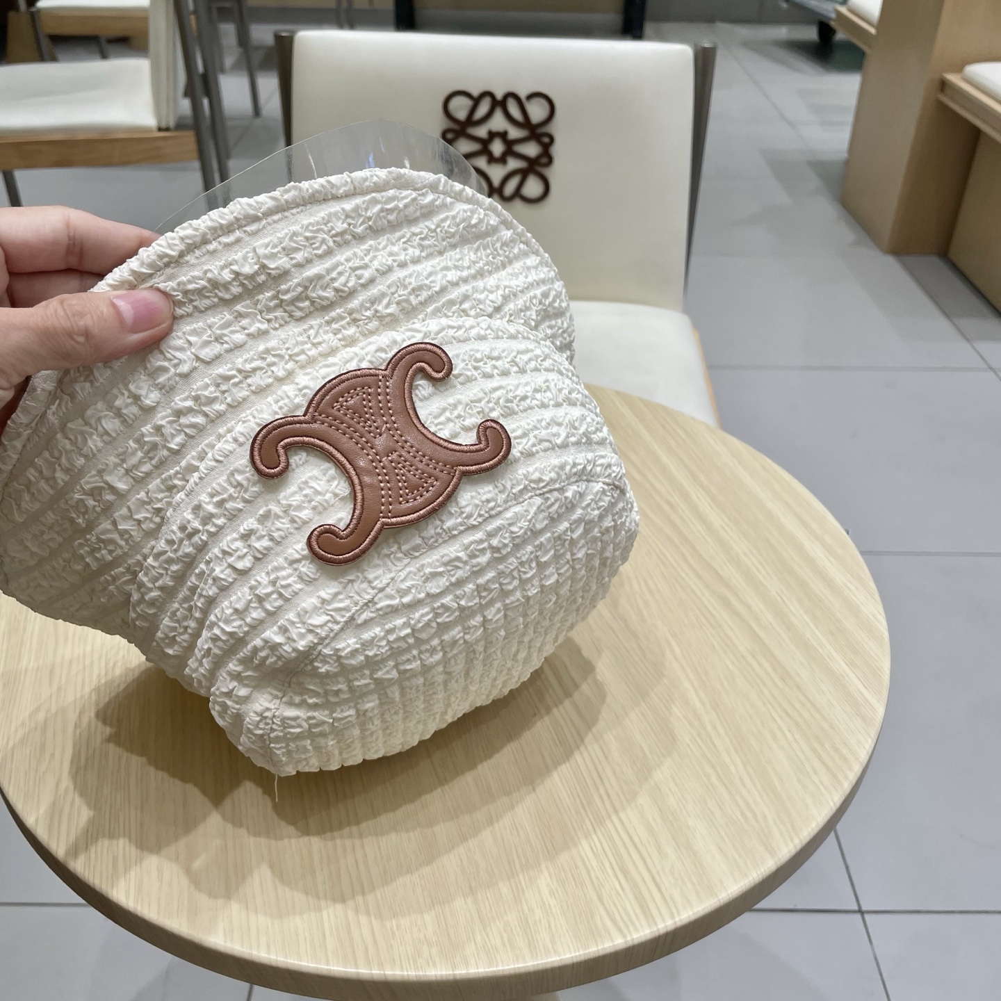  塞琳celine抽绳渔夫帽女春夏季韩版显脸小褶皱盆帽时尚百搭遮阳遮脸水桶帽子