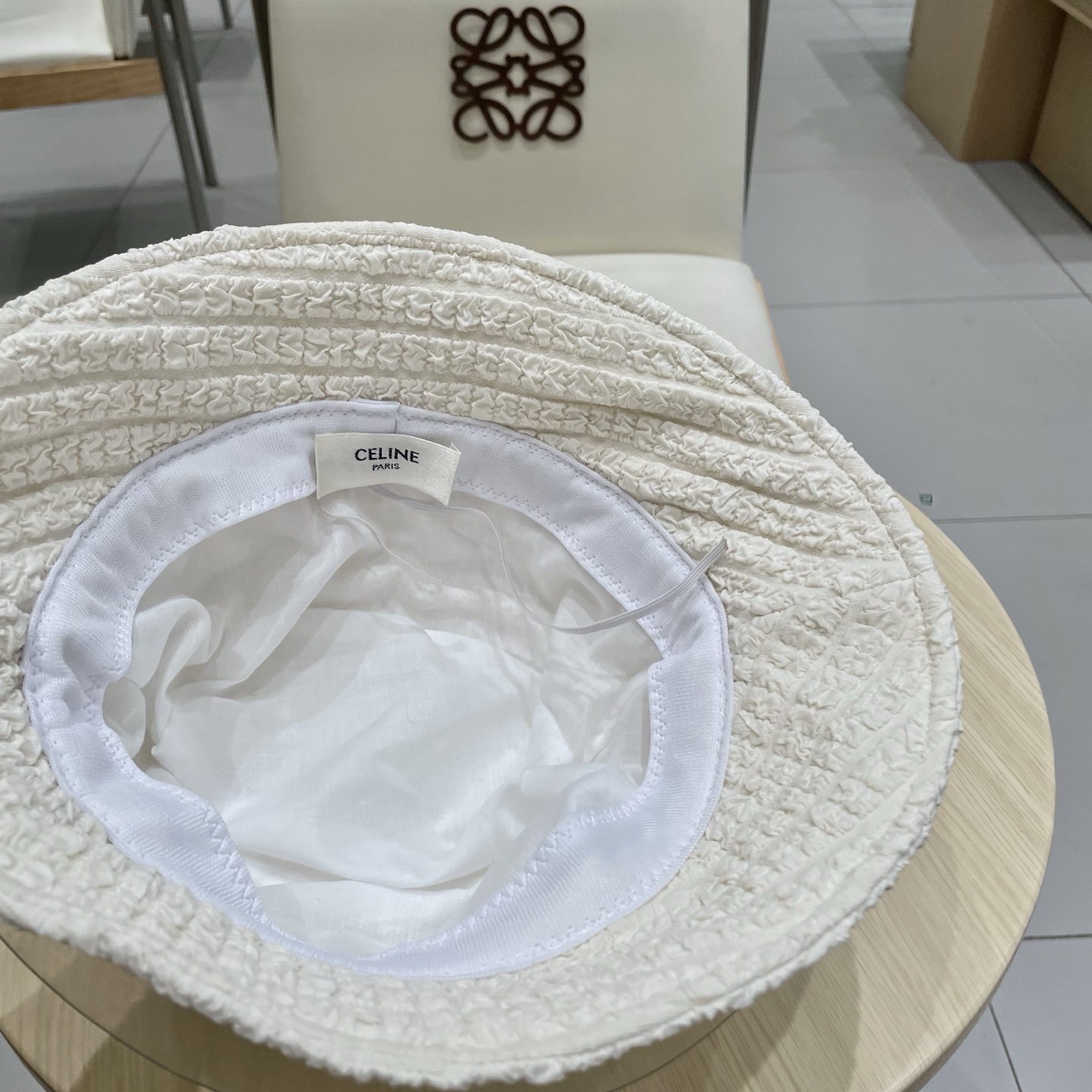  塞琳celine抽绳渔夫帽女春夏季韩版显脸小褶皱盆帽时尚百搭遮阳遮脸水桶帽子