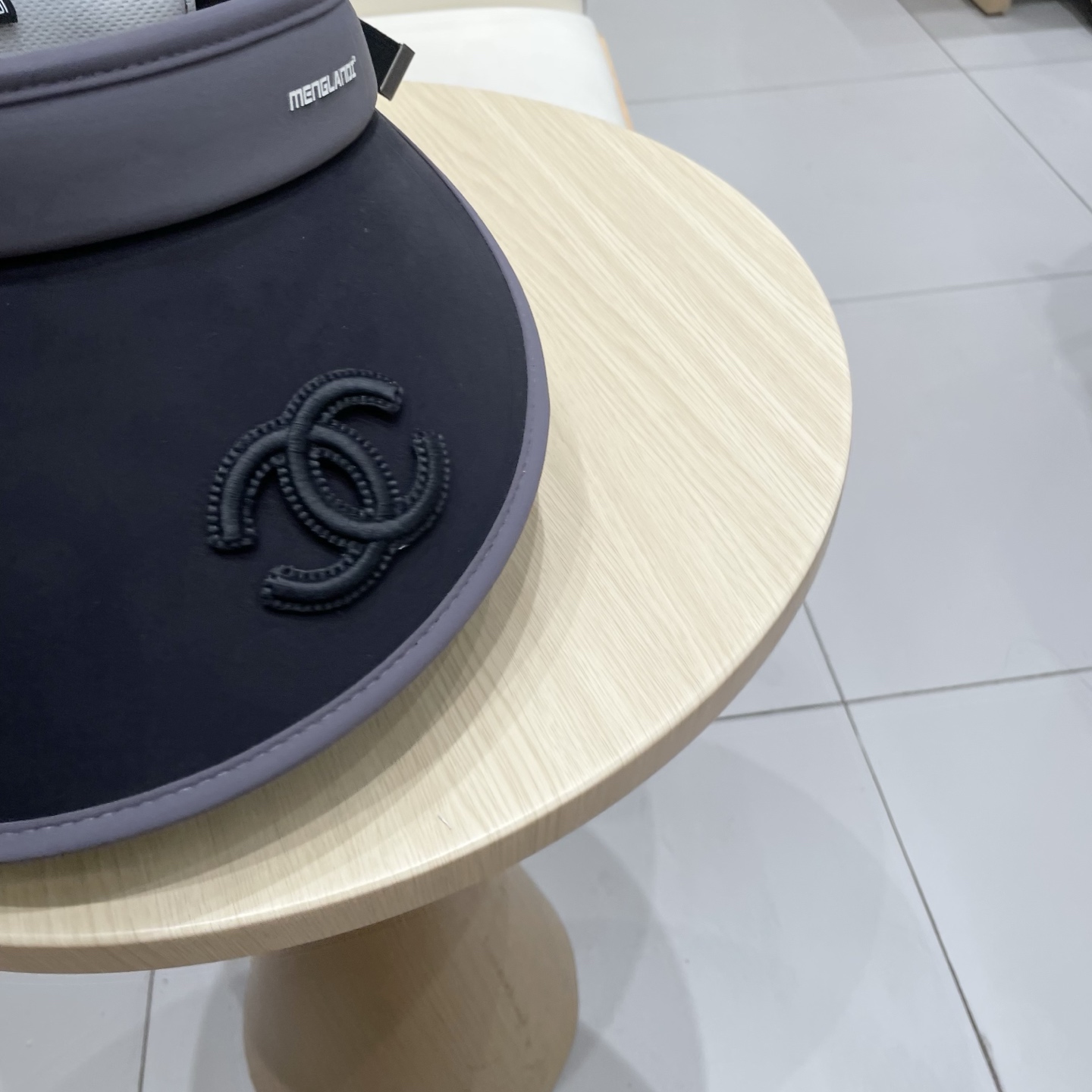  chanel香奈儿双面冰丝空顶遮阳帽女夏天防紫外线扎马尾户外遮阳大檐遮脸太阳帽