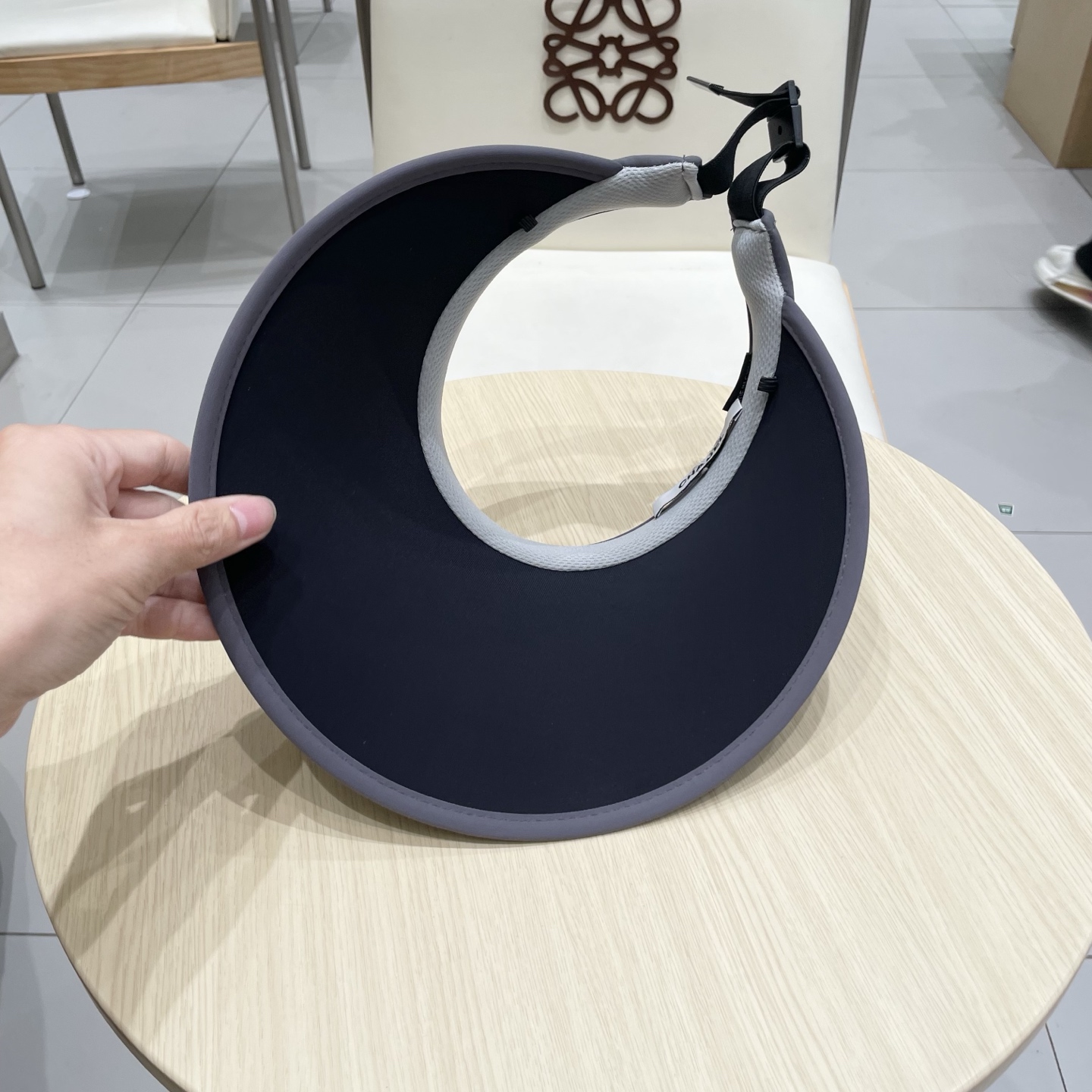  chanel香奈儿双面冰丝空顶遮阳帽女夏天防紫外线扎马尾户外遮阳大檐遮脸太阳帽