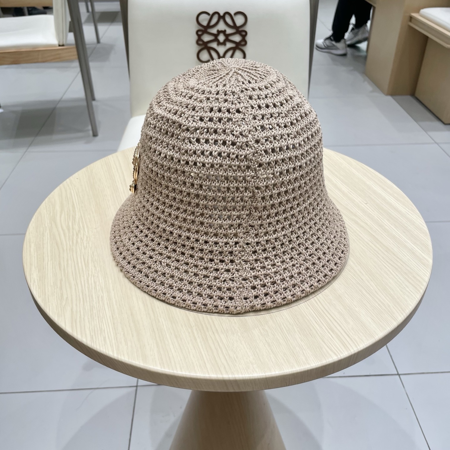  chanel香奈儿2025新款镂空帽子遮阳水桶帽日系春夏季女防晒显脸小盆帽时尚百搭