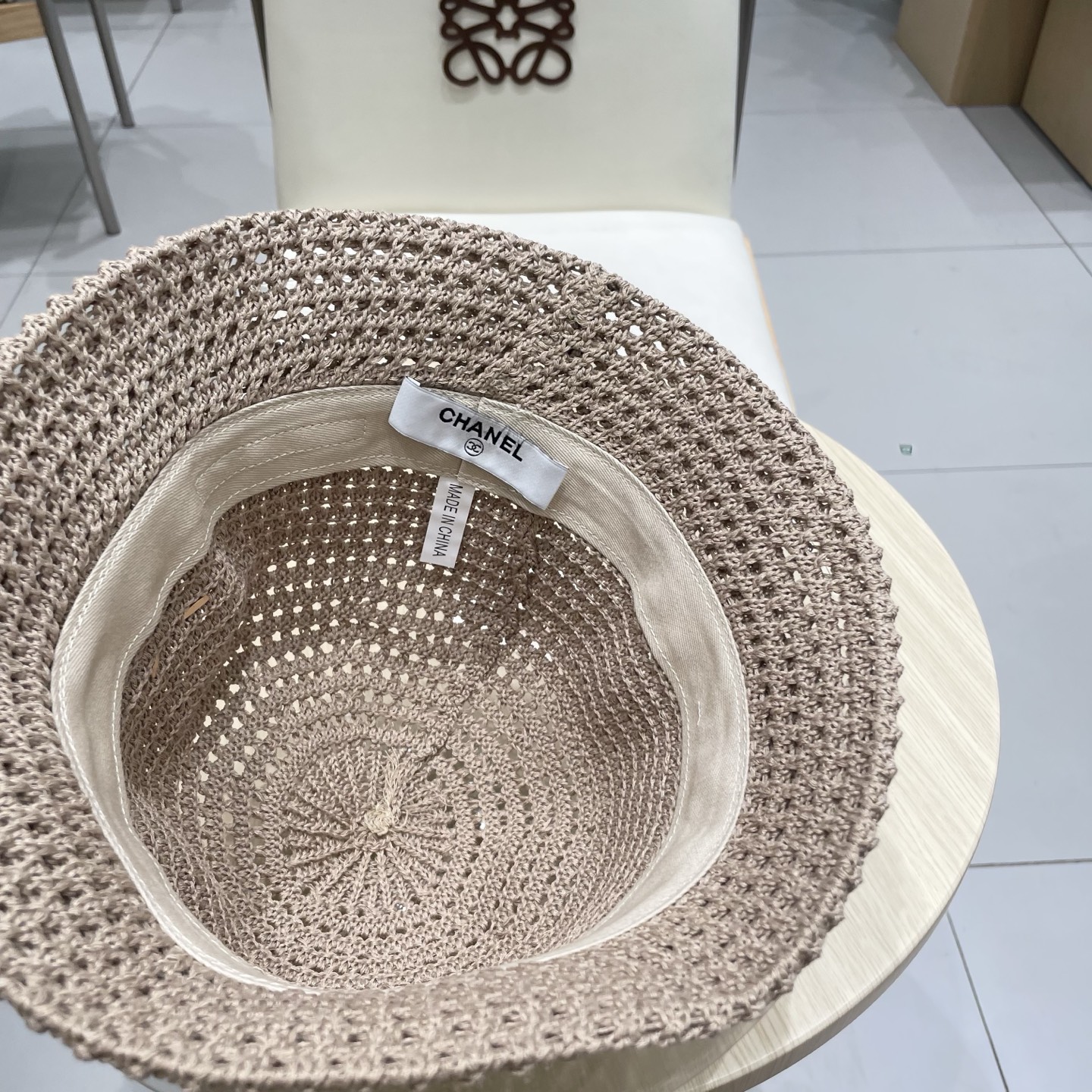  chanel香奈儿2025新款镂空帽子遮阳水桶帽日系春夏季女防晒显脸小盆帽时尚百搭
