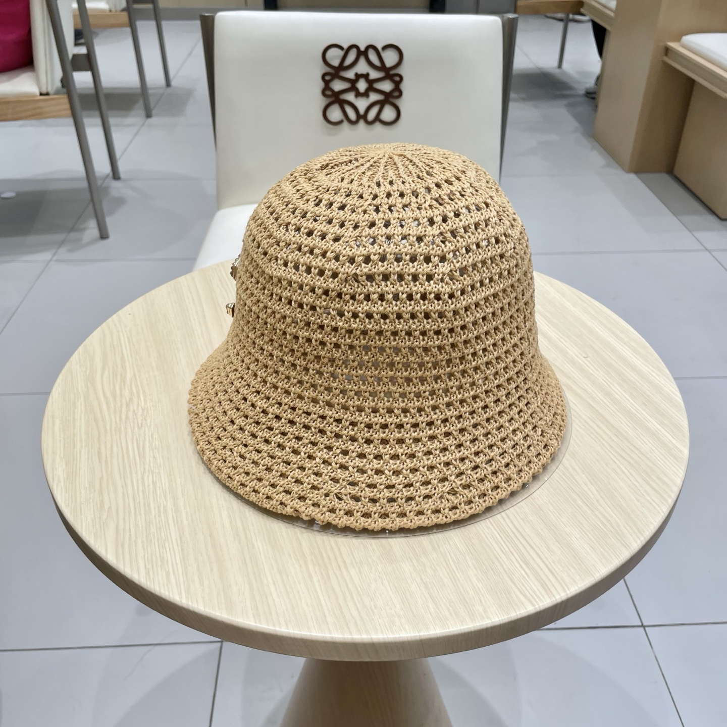  chanel香奈儿2025新款镂空帽子遮阳水桶帽日系春夏季女防晒显脸小盆帽时尚百搭