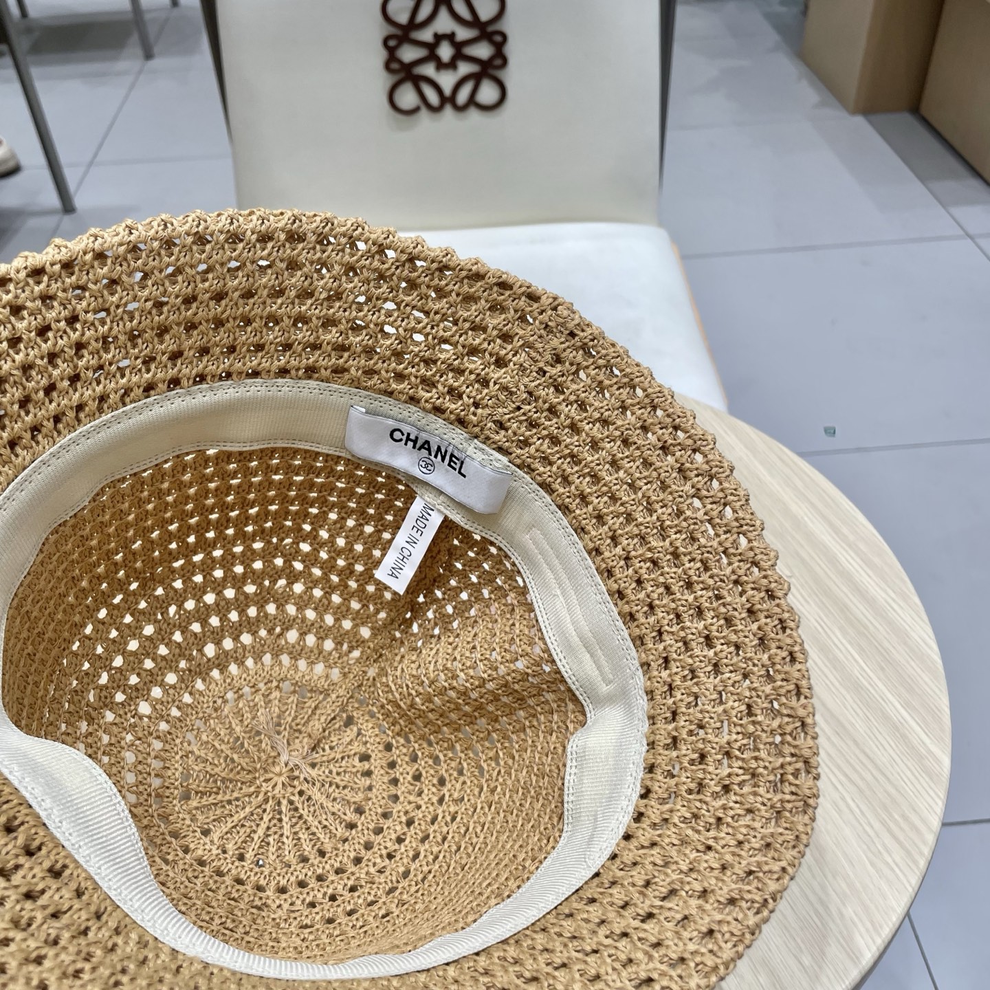  chanel香奈儿2025新款镂空帽子遮阳水桶帽日系春夏季女防晒显脸小盆帽时尚百搭