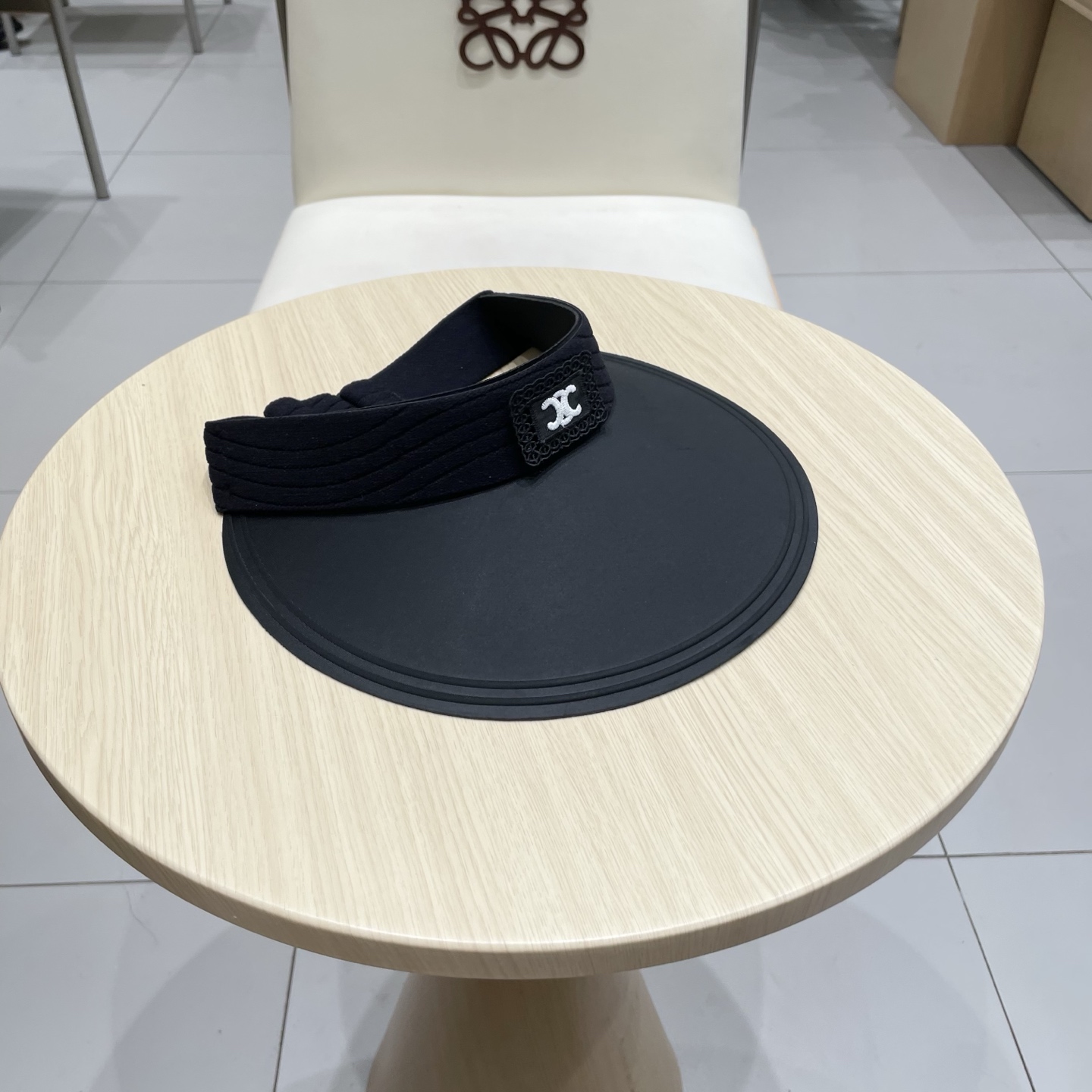  塞琳celine新款无痕一体空顶防晒帽女夏季户外骑车大檐透气防紫外线遮阳帽男