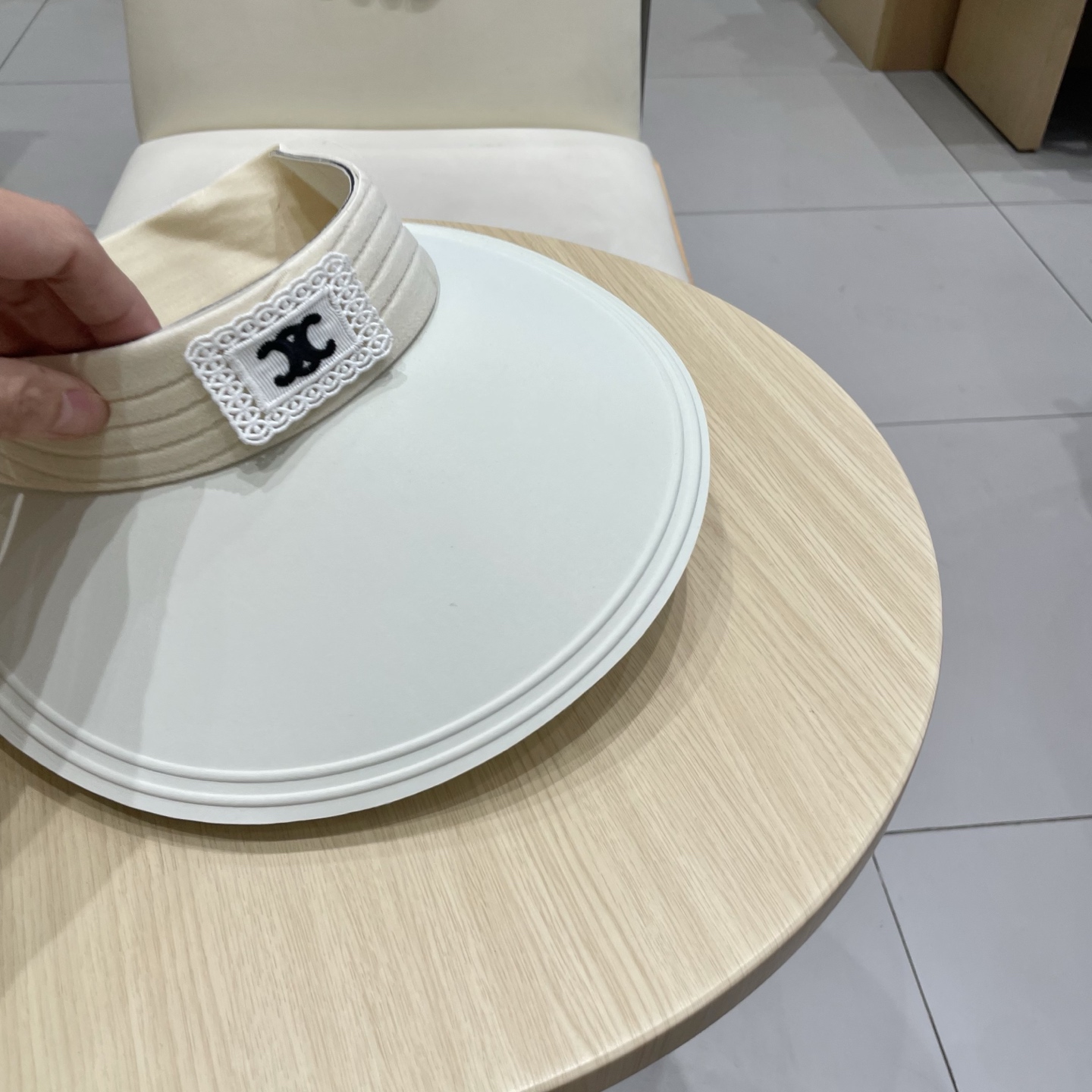  塞琳celine新款无痕一体空顶防晒帽女夏季户外骑车大檐透气防紫外线遮阳帽男