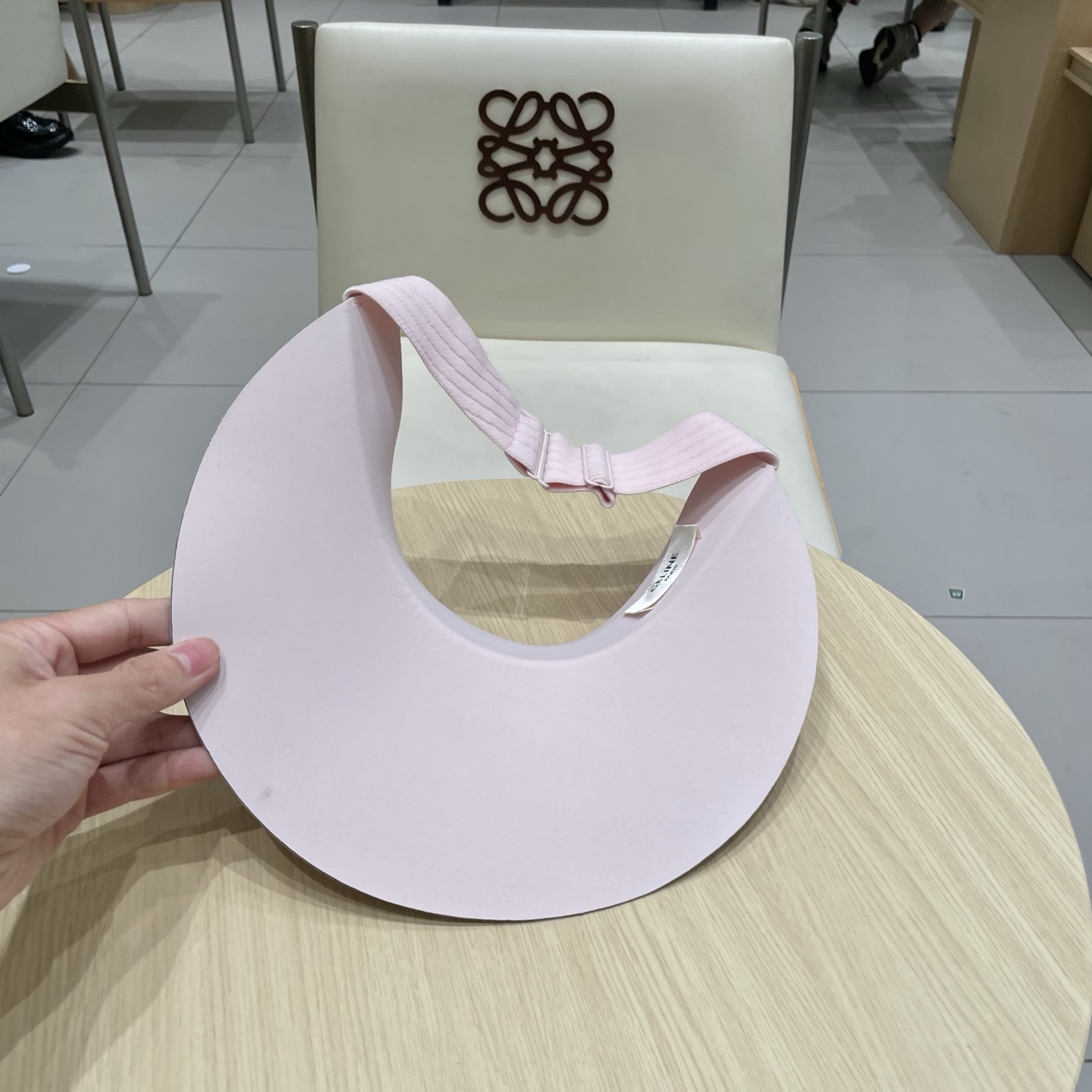  塞琳celine新款无痕一体空顶防晒帽女夏季户外骑车大檐透气防紫外线遮阳帽男