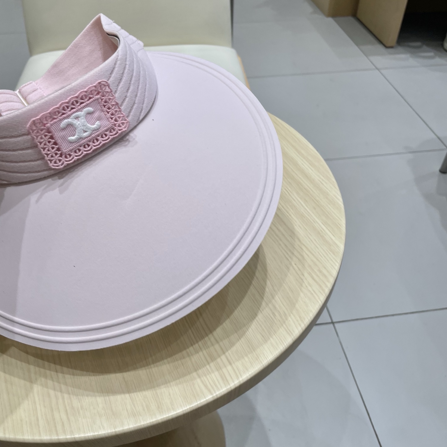  塞琳celine新款无痕一体空顶防晒帽女夏季户外骑车大檐透气防紫外线遮阳帽男