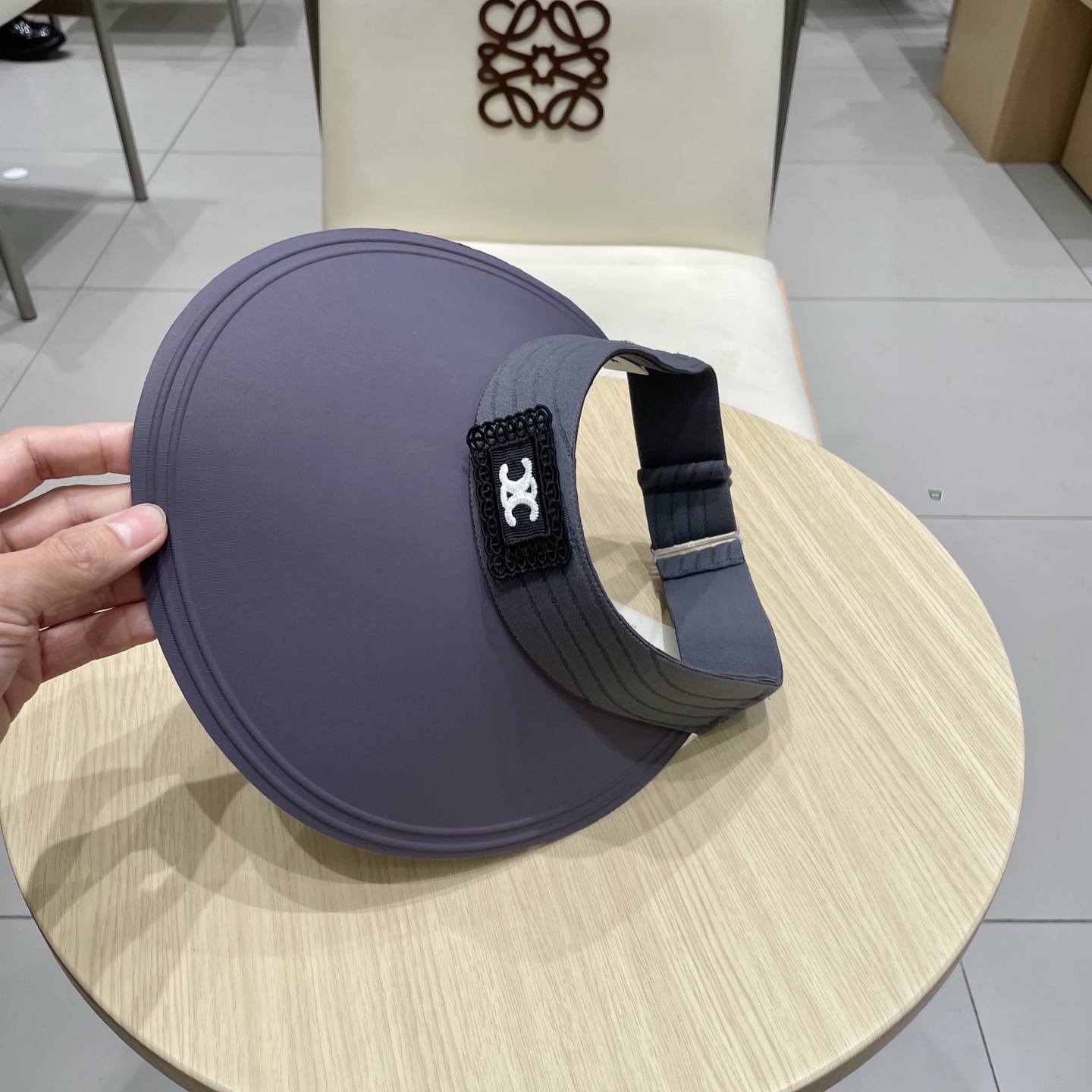  塞琳celine新款无痕一体空顶防晒帽女夏季户外骑车大檐透气防紫外线遮阳帽男