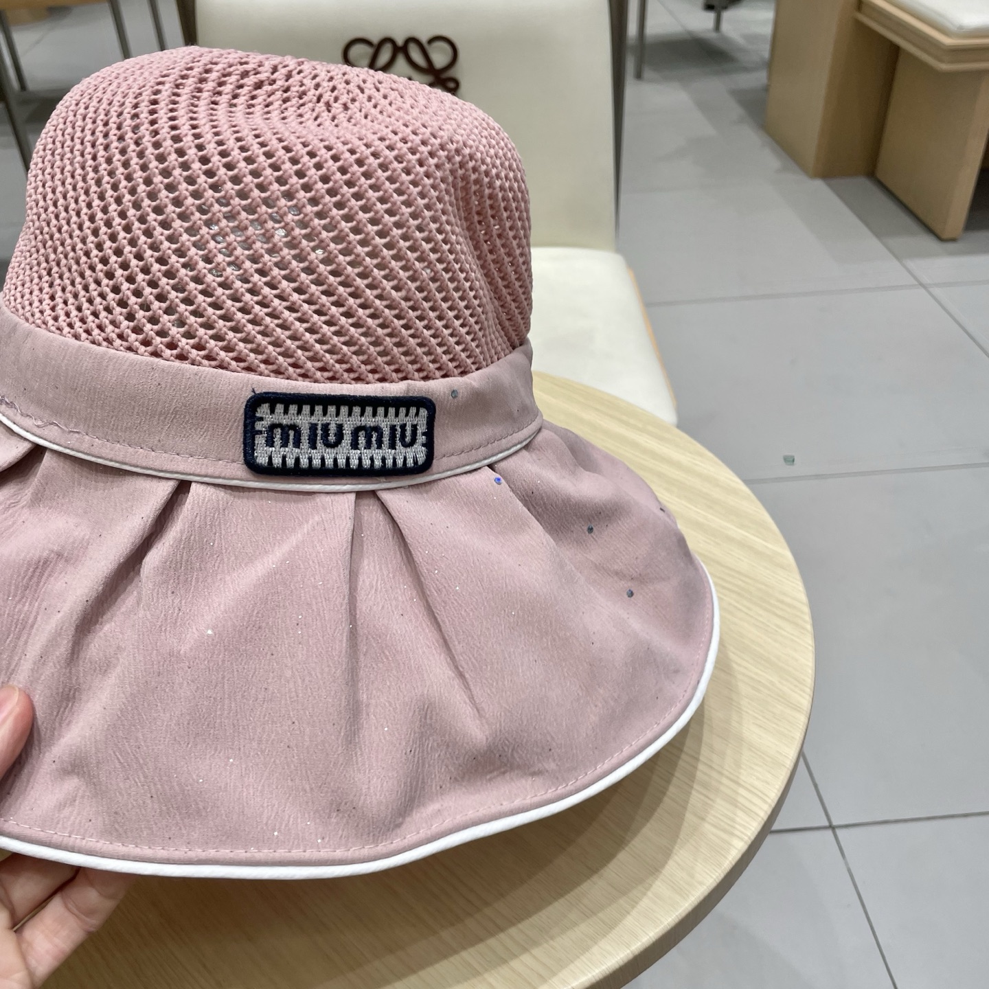  miumiu缪缪新款渔夫帽，遮阳帽，头围57cm