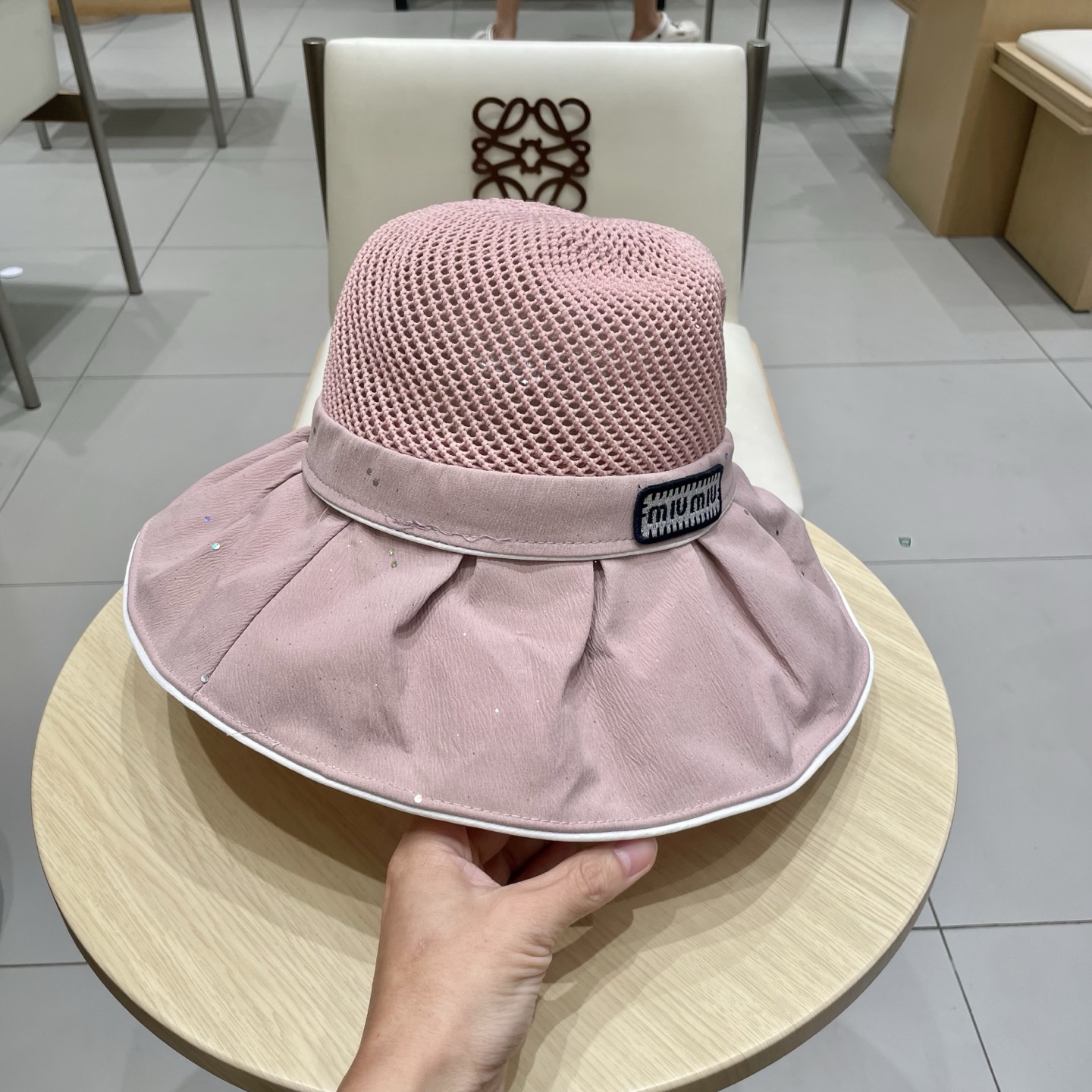  miumiu缪缪新款渔夫帽，遮阳帽，头围57cm