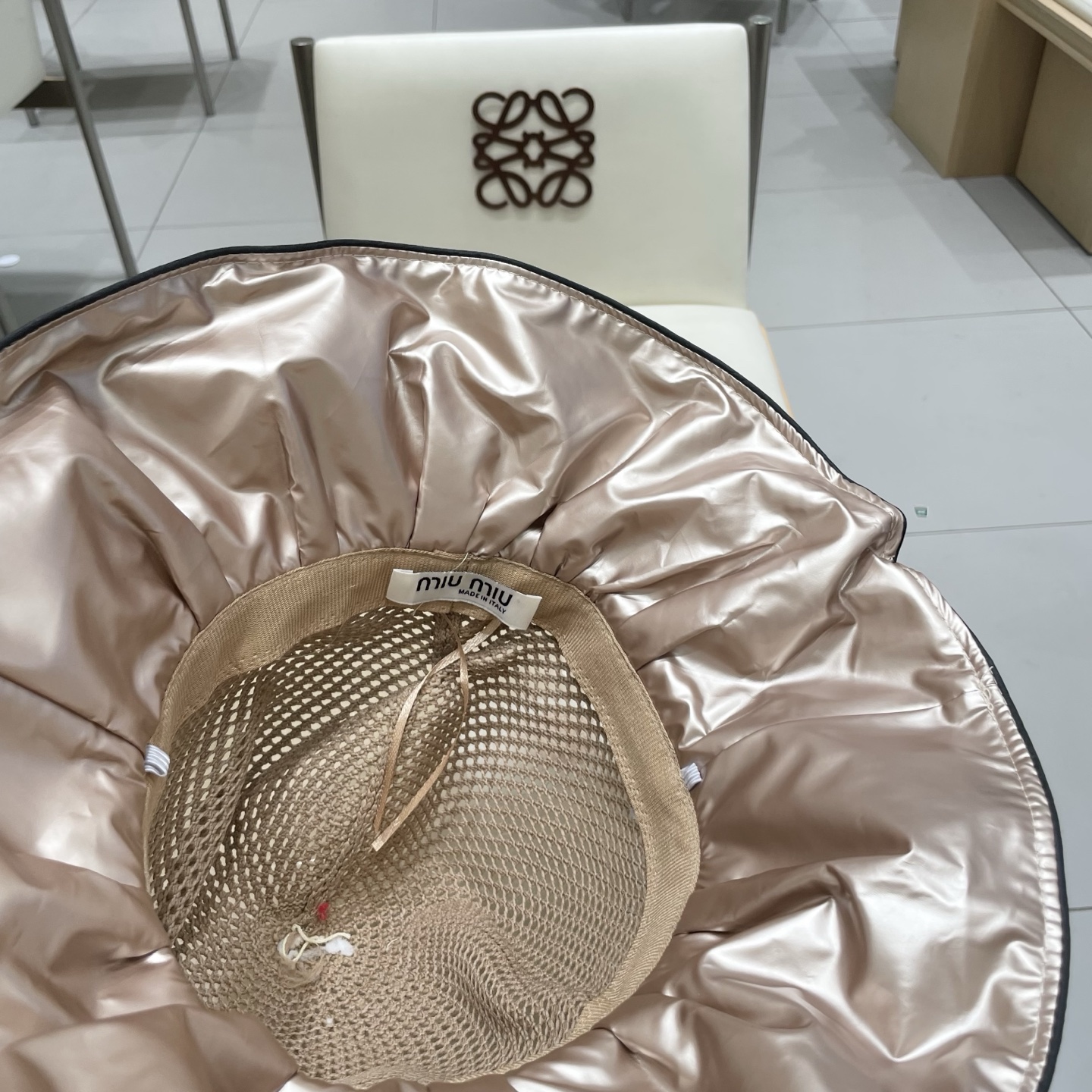  miumiu缪缪新款渔夫帽，遮阳帽，头围57cm