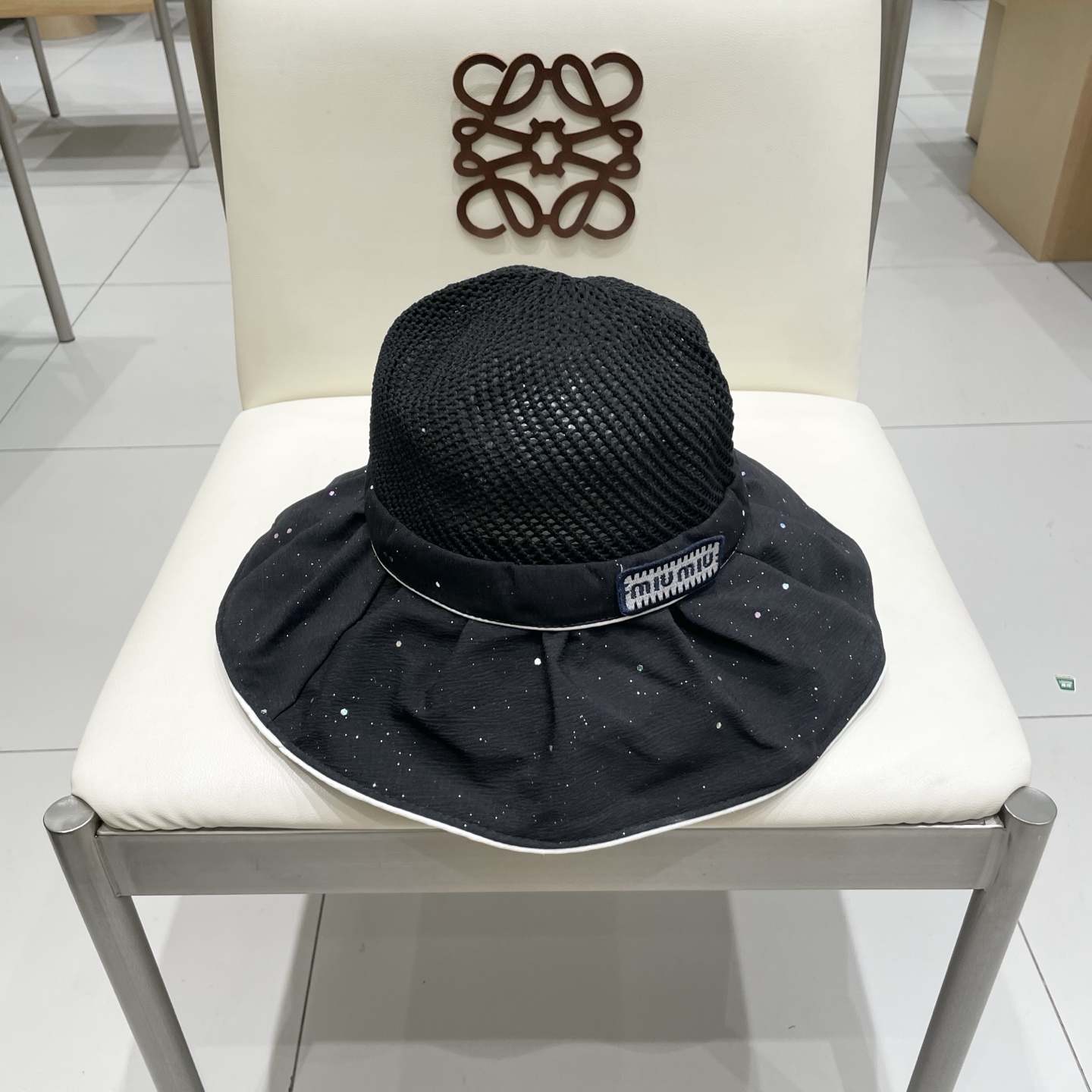  miumiu缪缪新款渔夫帽，遮阳帽，头围57cm