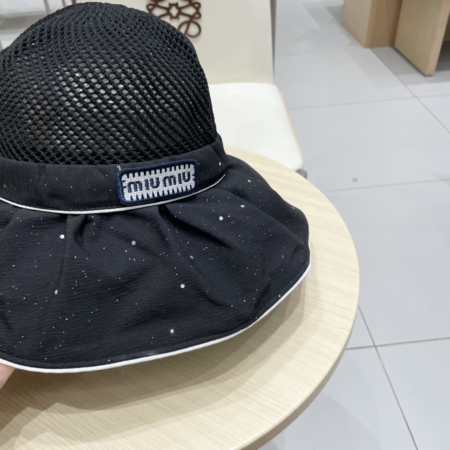  miumiu缪缪新款渔夫帽，遮阳帽，头围57cm