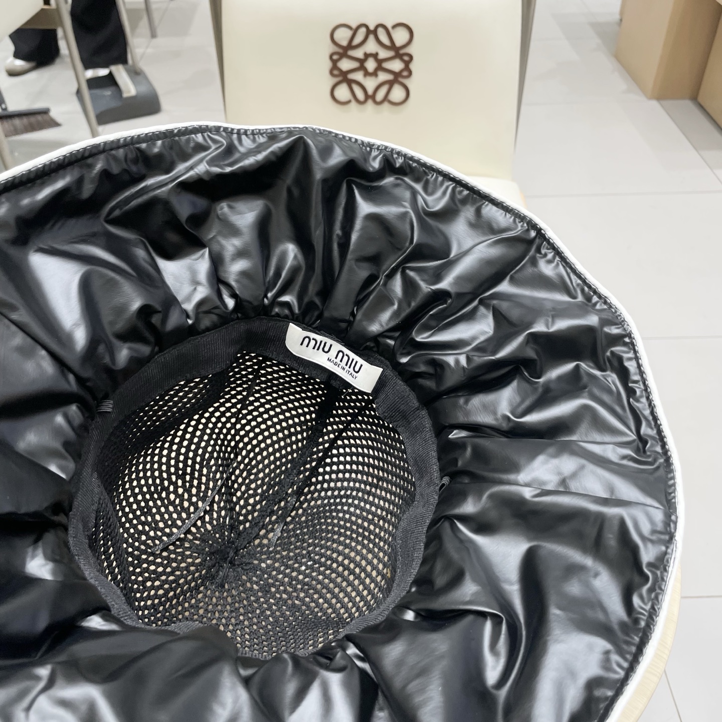  miumiu缪缪新款渔夫帽，遮阳帽，头围57cm