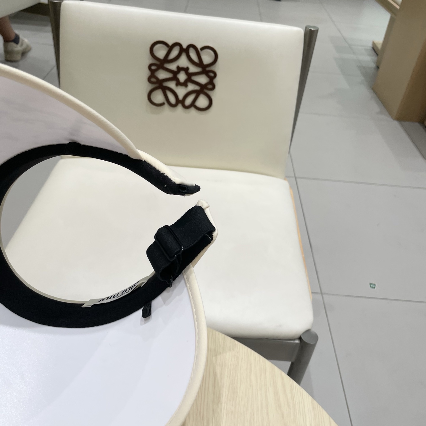  缪缪miumiu潮水墨竹子空顶帽子女夏季清新凉感防紫外线防晒ml