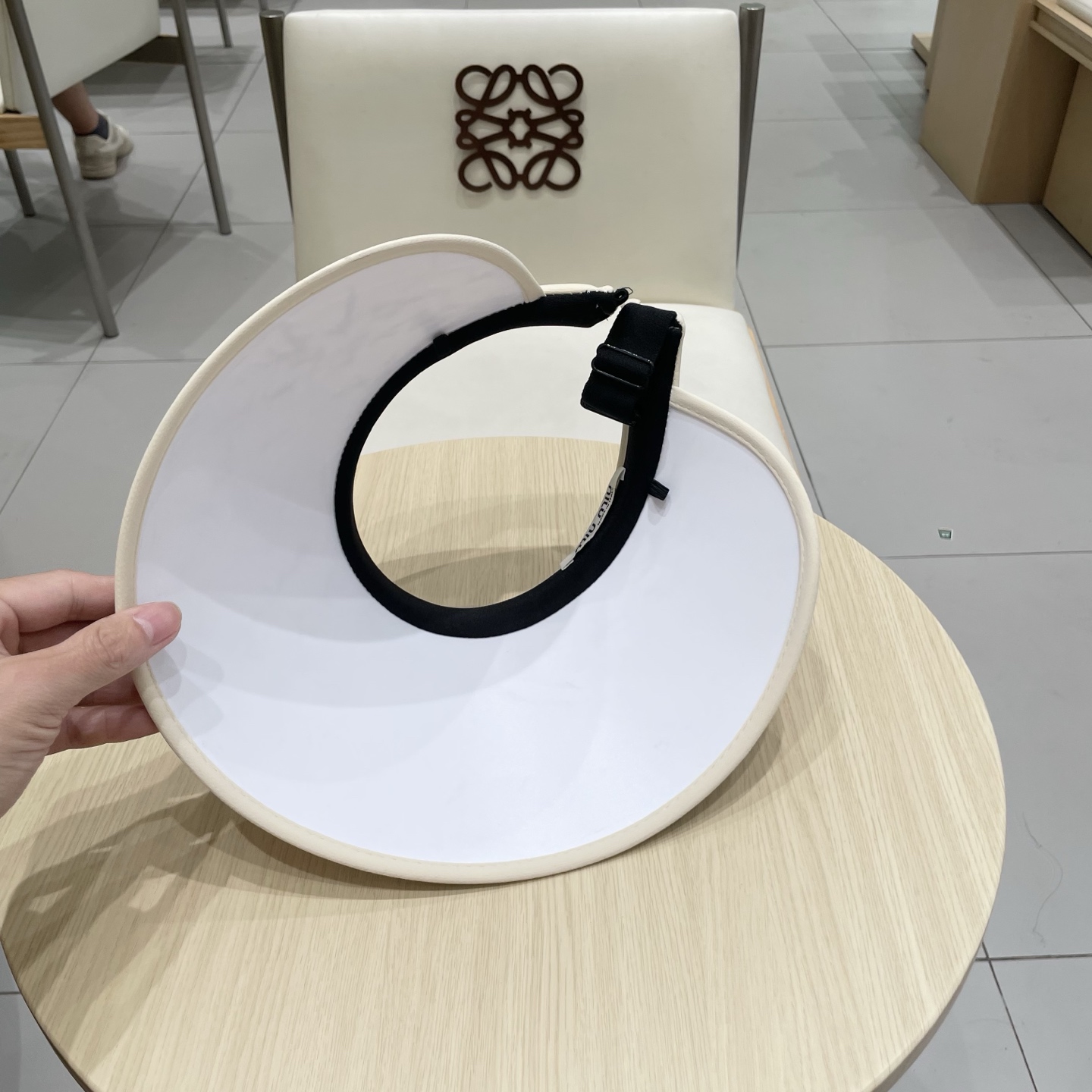  缪缪miumiu潮水墨竹子空顶帽子女夏季清新凉感防紫外线防晒ml