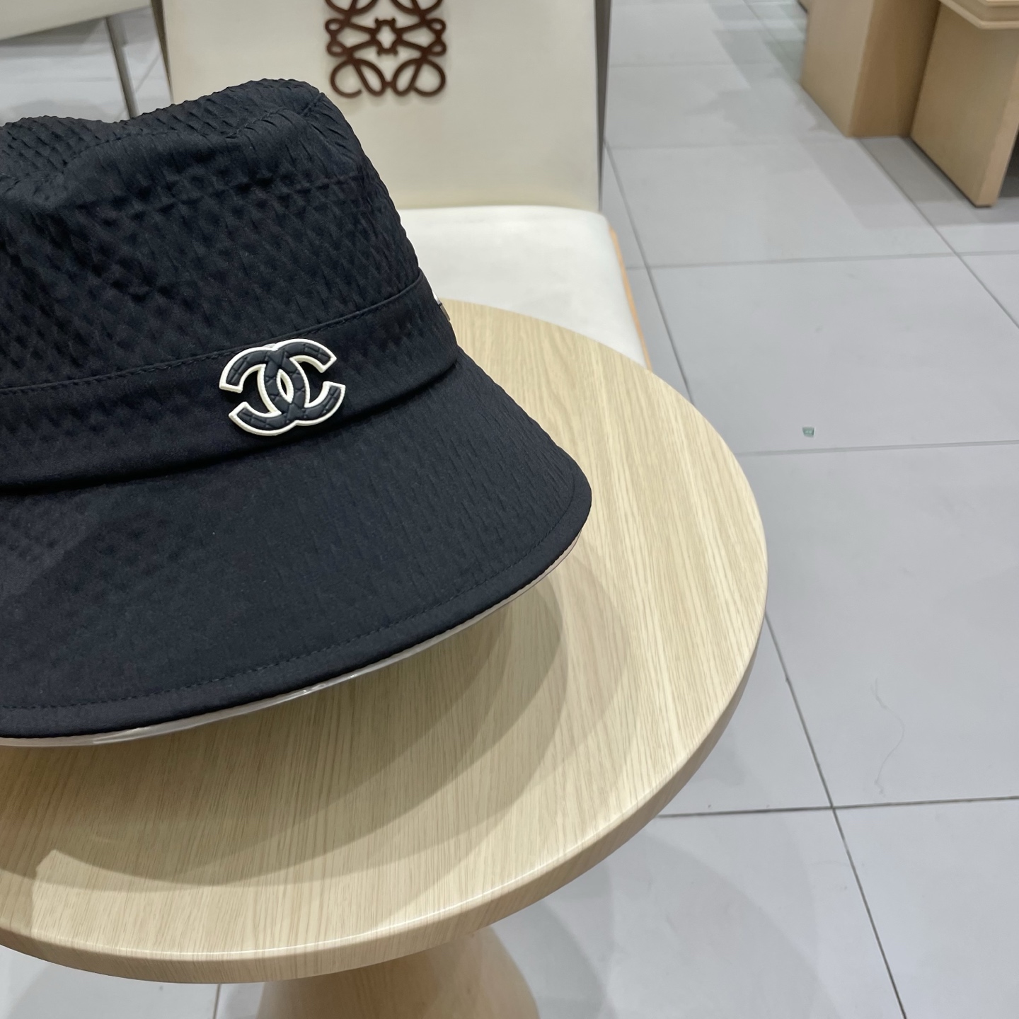 Chanel香奈儿渔夫帽，头围57cm