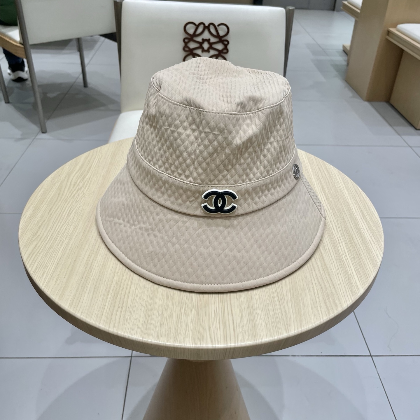Chanel香奈儿渔夫帽，头围57cm