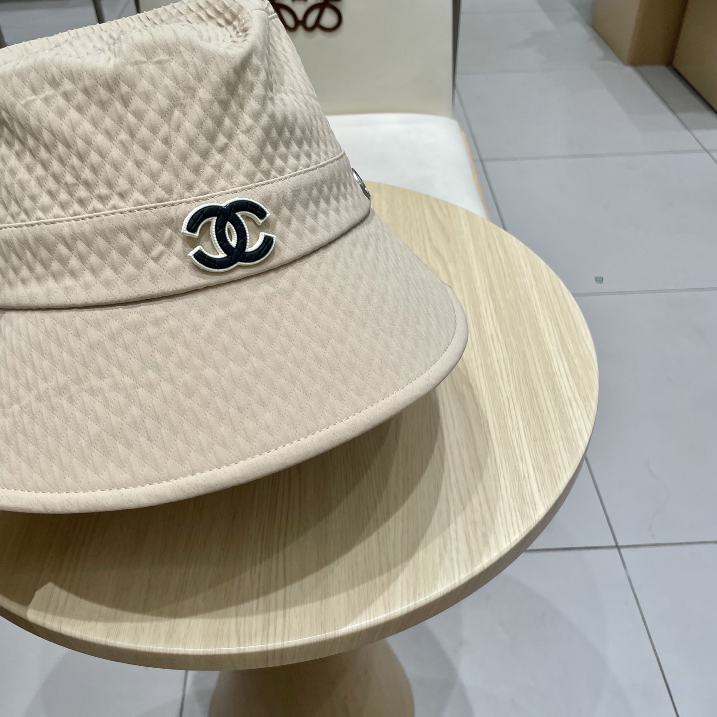 Chanel香奈儿渔夫帽，头围57cm