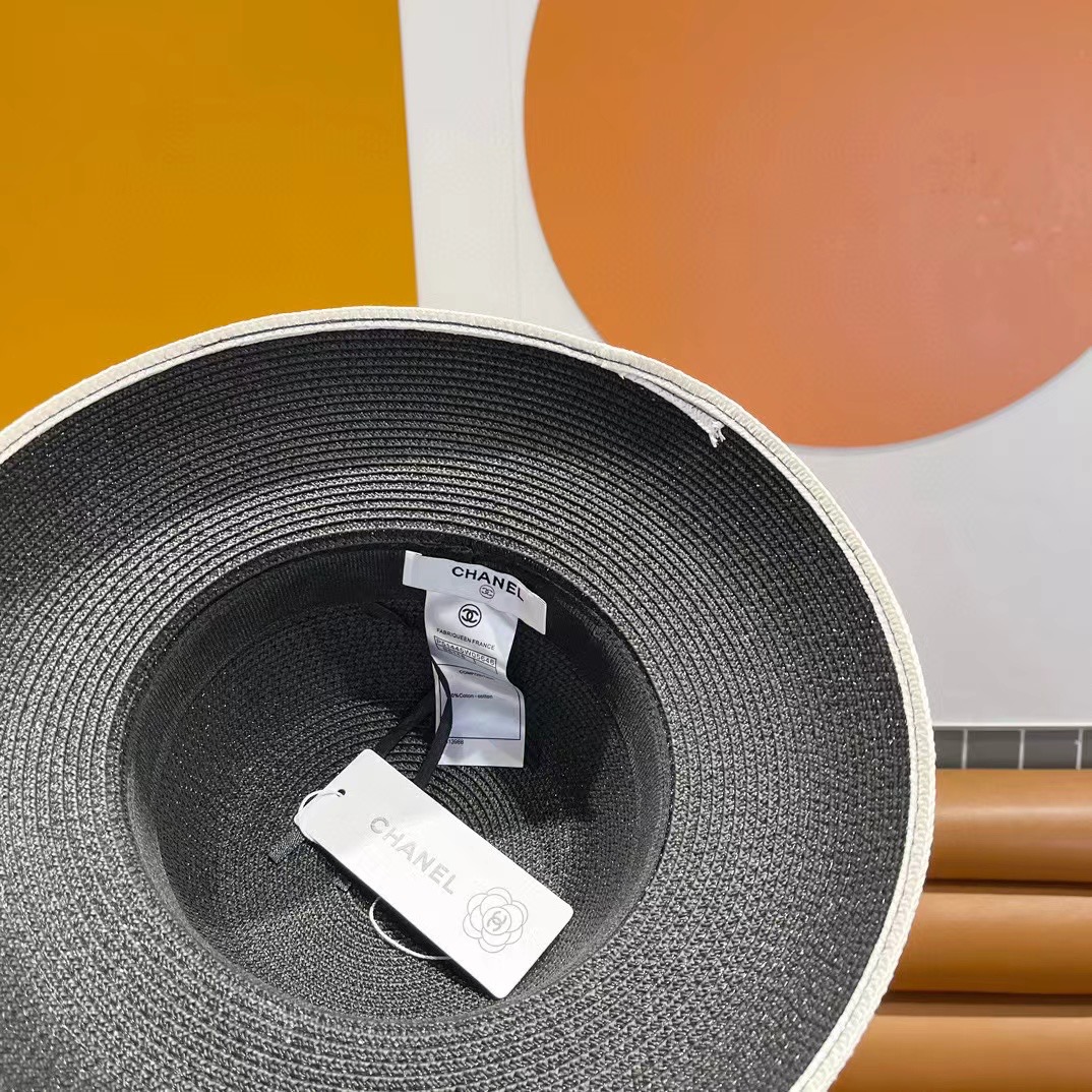     Chanel香奈儿灯笼草帽，高端定制，名媛必备，头围57cm