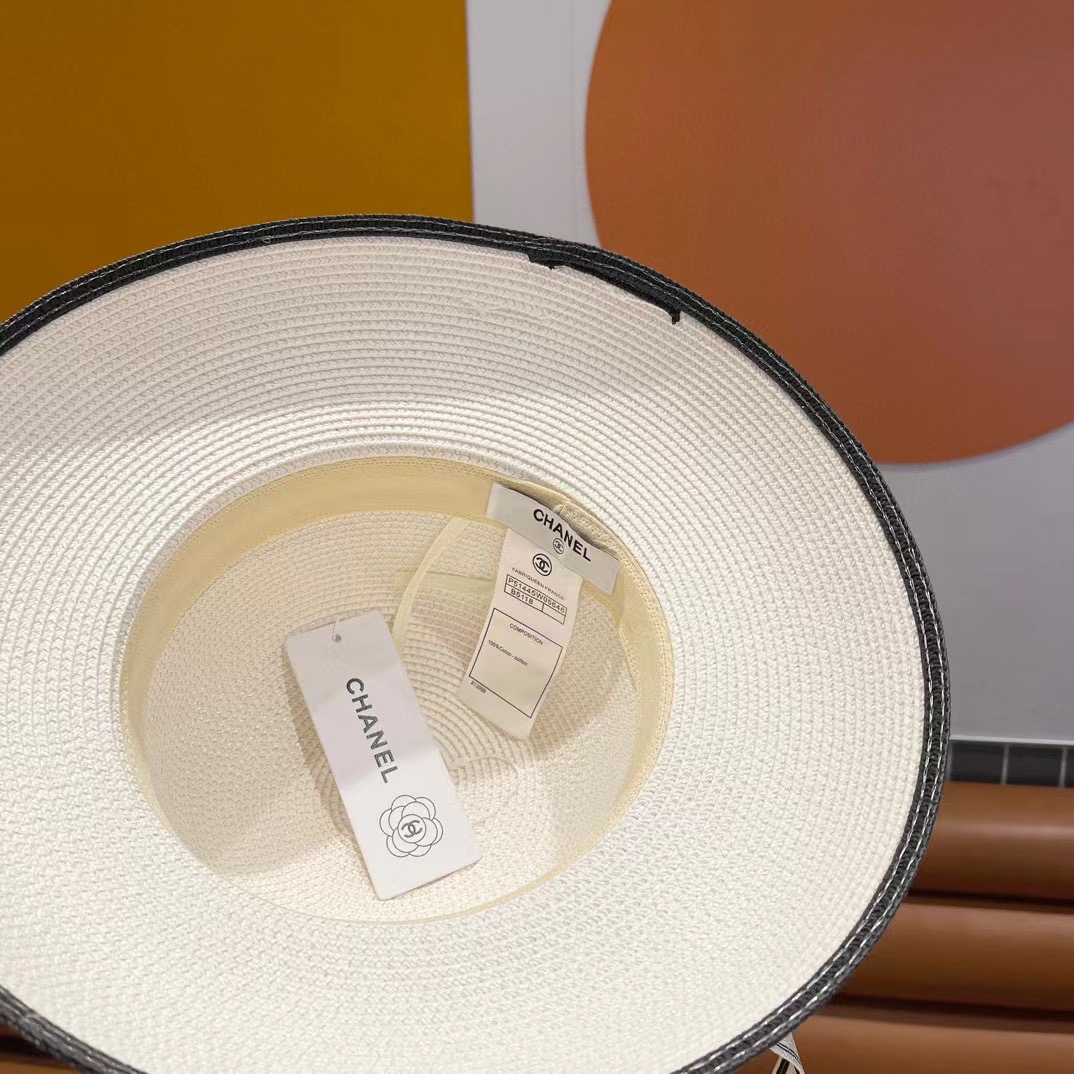     Chanel香奈儿灯笼草帽，高端定制，名媛必备，头围57cm
