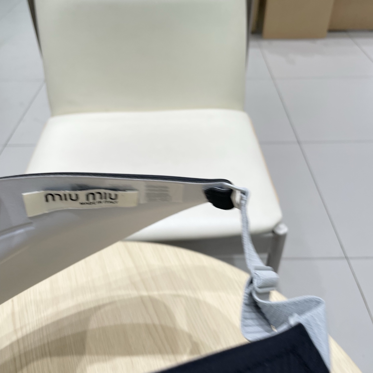  miumiu缪缪科技凉感无痕一体帽女夏季防紫外线空顶帽环绕式遮脸防晒太阳帽