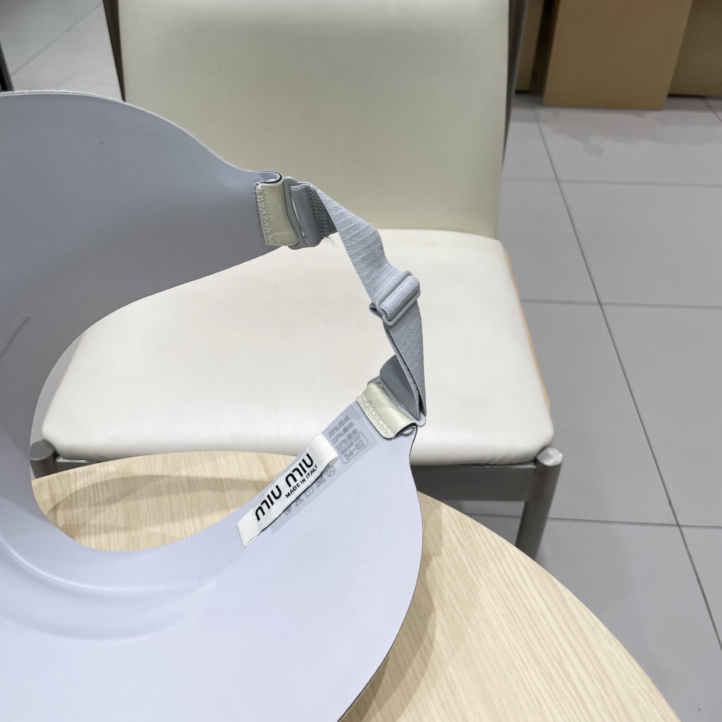  miumiu缪缪科技凉感无痕一体帽女夏季防紫外线空顶帽环绕式遮脸防晒太阳帽