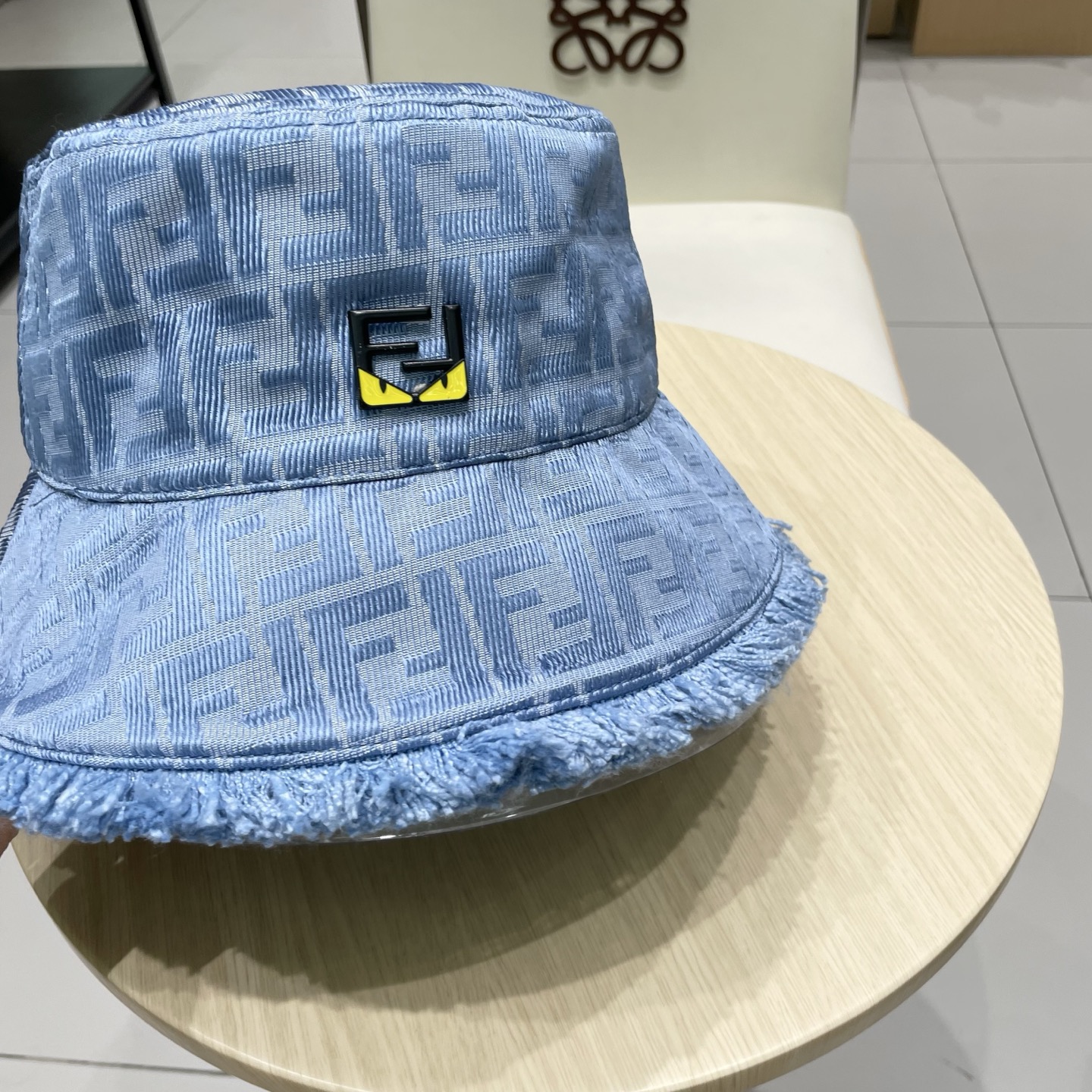  FENDI芬迪 老花系列渔夫帽 经典FF中古单品，气质穿搭单品，质量杠杠👍