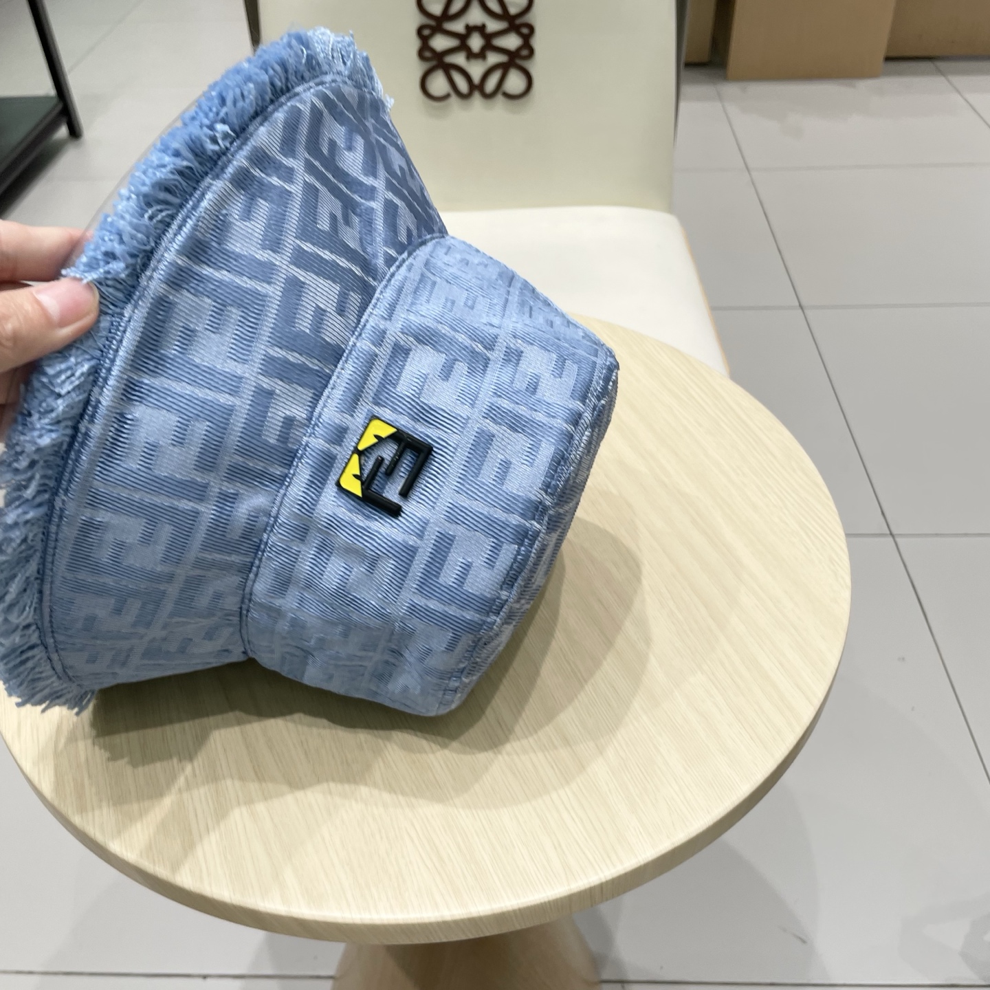  FENDI芬迪 老花系列渔夫帽 经典FF中古单品，气质穿搭单品，质量杠杠👍