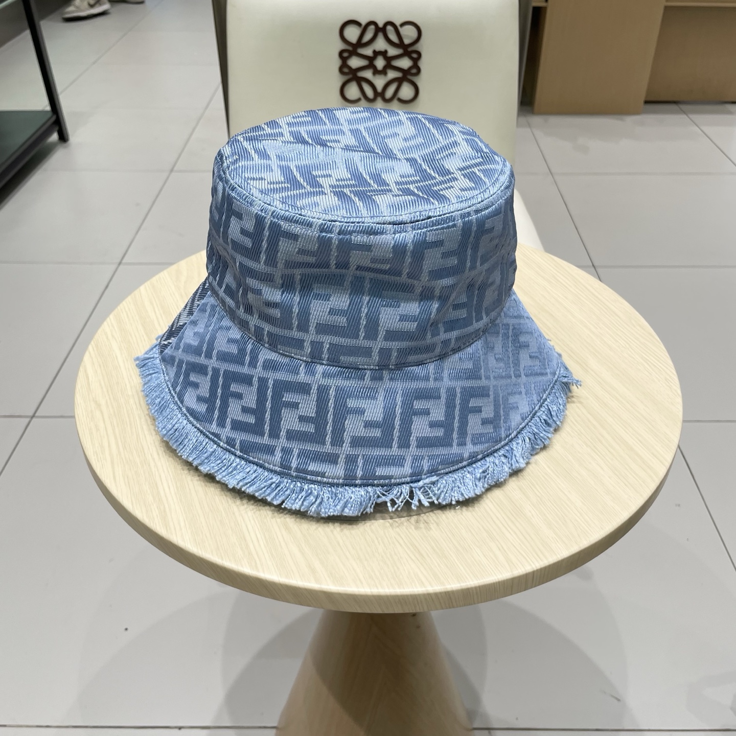  FENDI芬迪 老花系列渔夫帽 经典FF中古单品，气质穿搭单品，质量杠杠👍