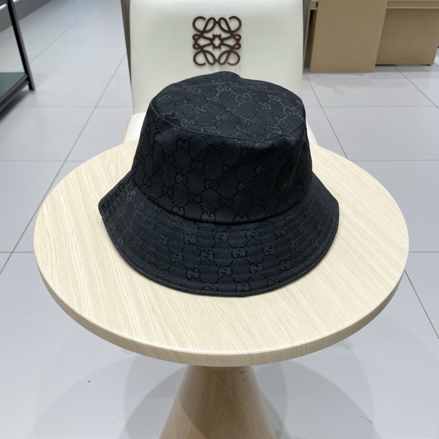  Gucci古奇原单渔夫帽，头围57cm