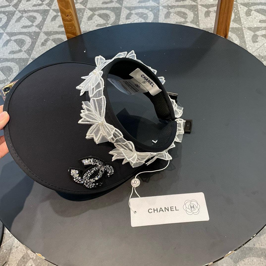  Chanel自制韩系蝴蝶棒球帽遮阳帽女春夏新品2024新款少女时尚鸭舌防晒帽