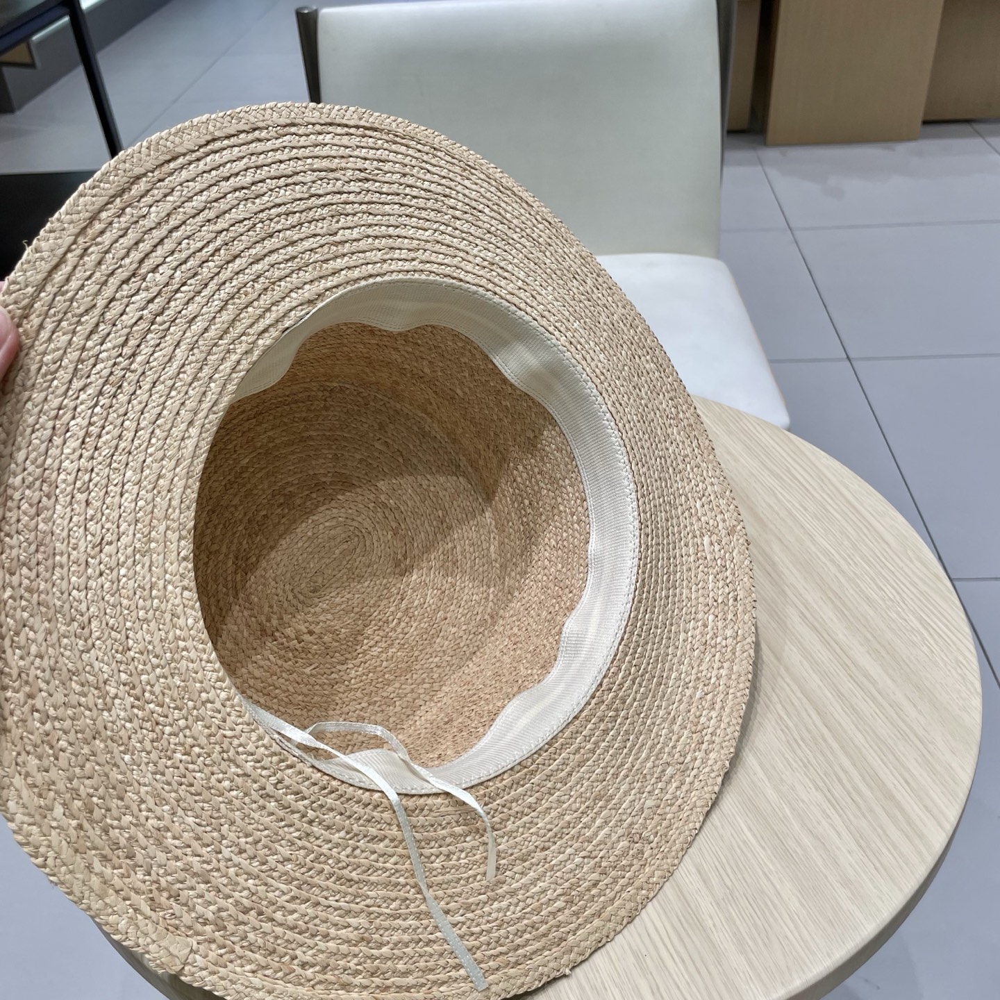  Prada普拉达新款拉菲草帽，头围57cm