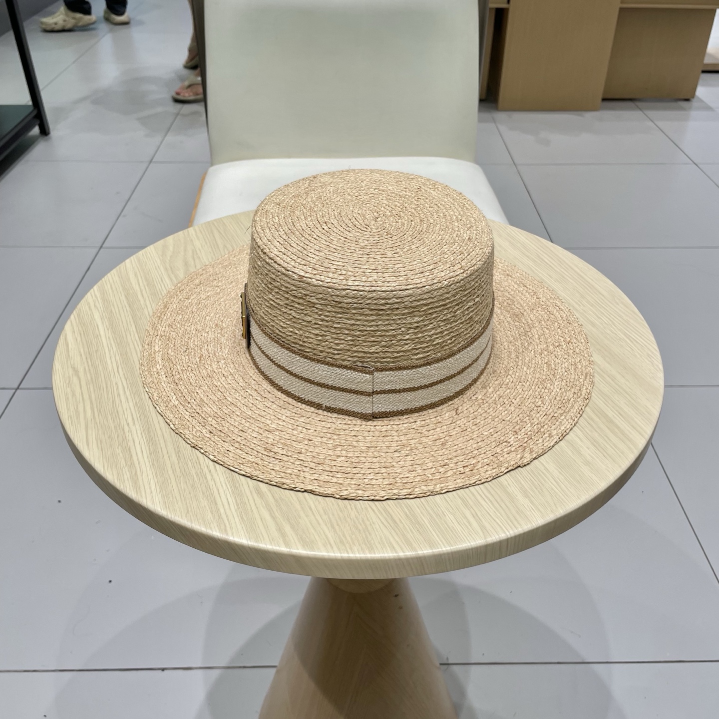  Prada普拉达新款拉菲草帽，头围57cm