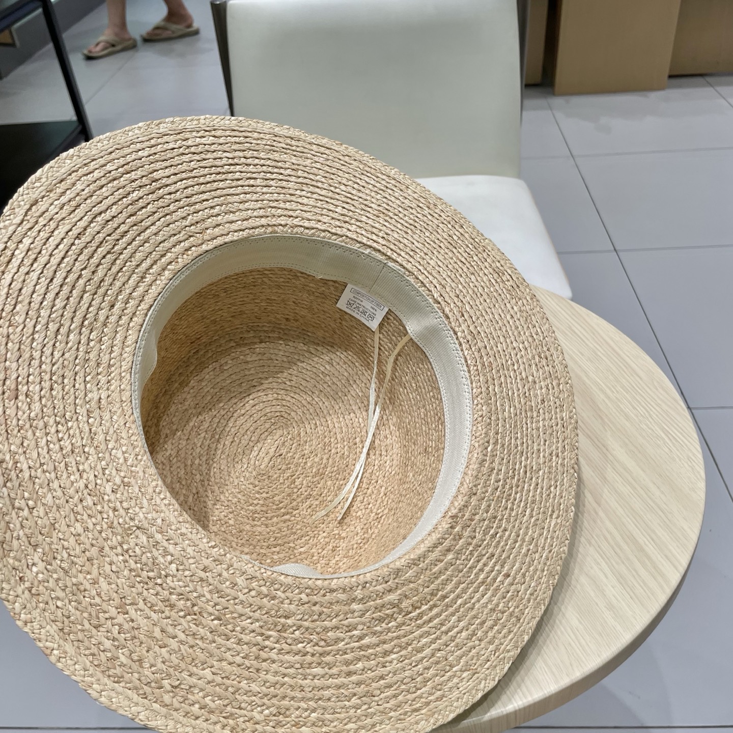  Prada普拉达新款拉菲草帽，头围57cm