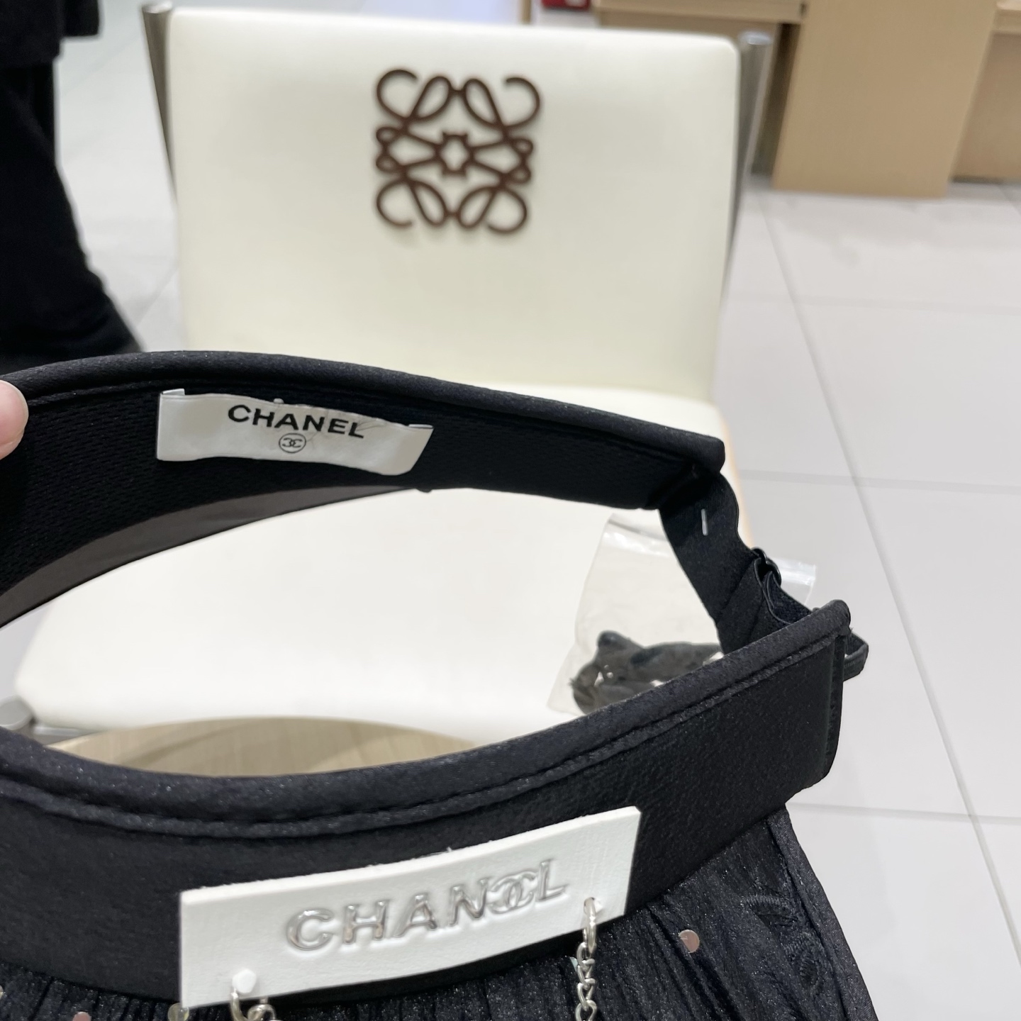  Chanel香奈儿珠片发箍，遮阳空顶帽