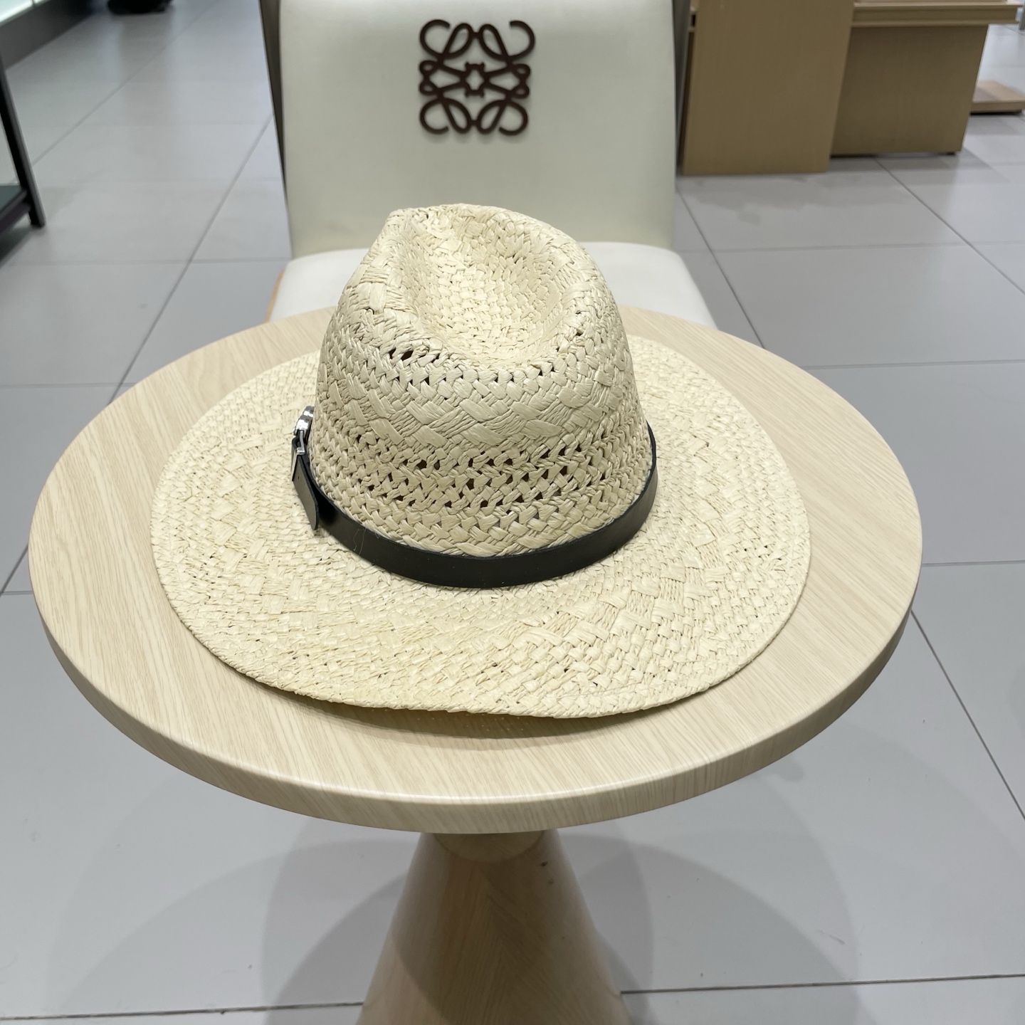   chanel香奈儿男女草帽镂空大帽檐遮阳帽情侣夏季爵士帽男女通用巴拿马帽礼帽