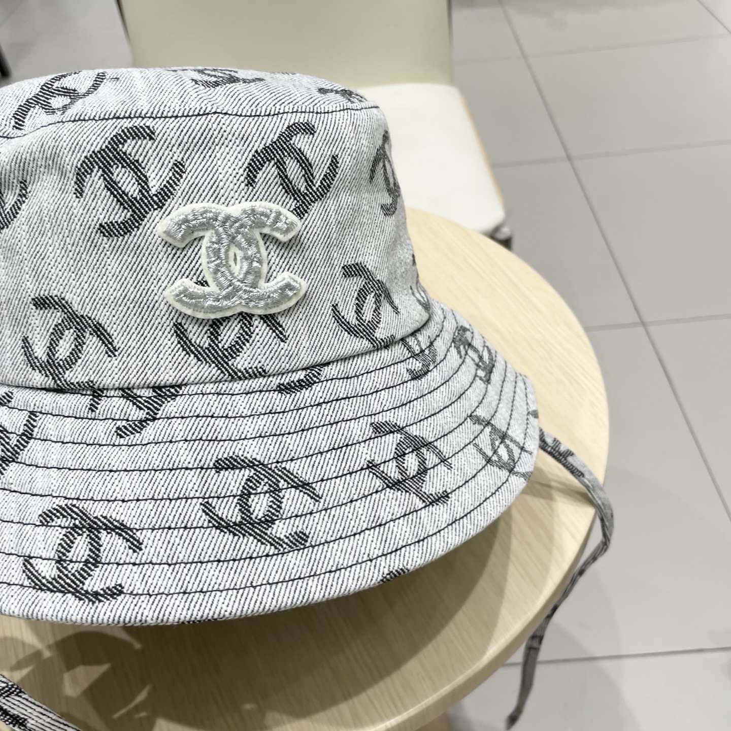 CHANEL香奈儿】新款简约刺绣logo渔夫帽🧢新款出货，大牌款超好搭配，赶紧入手