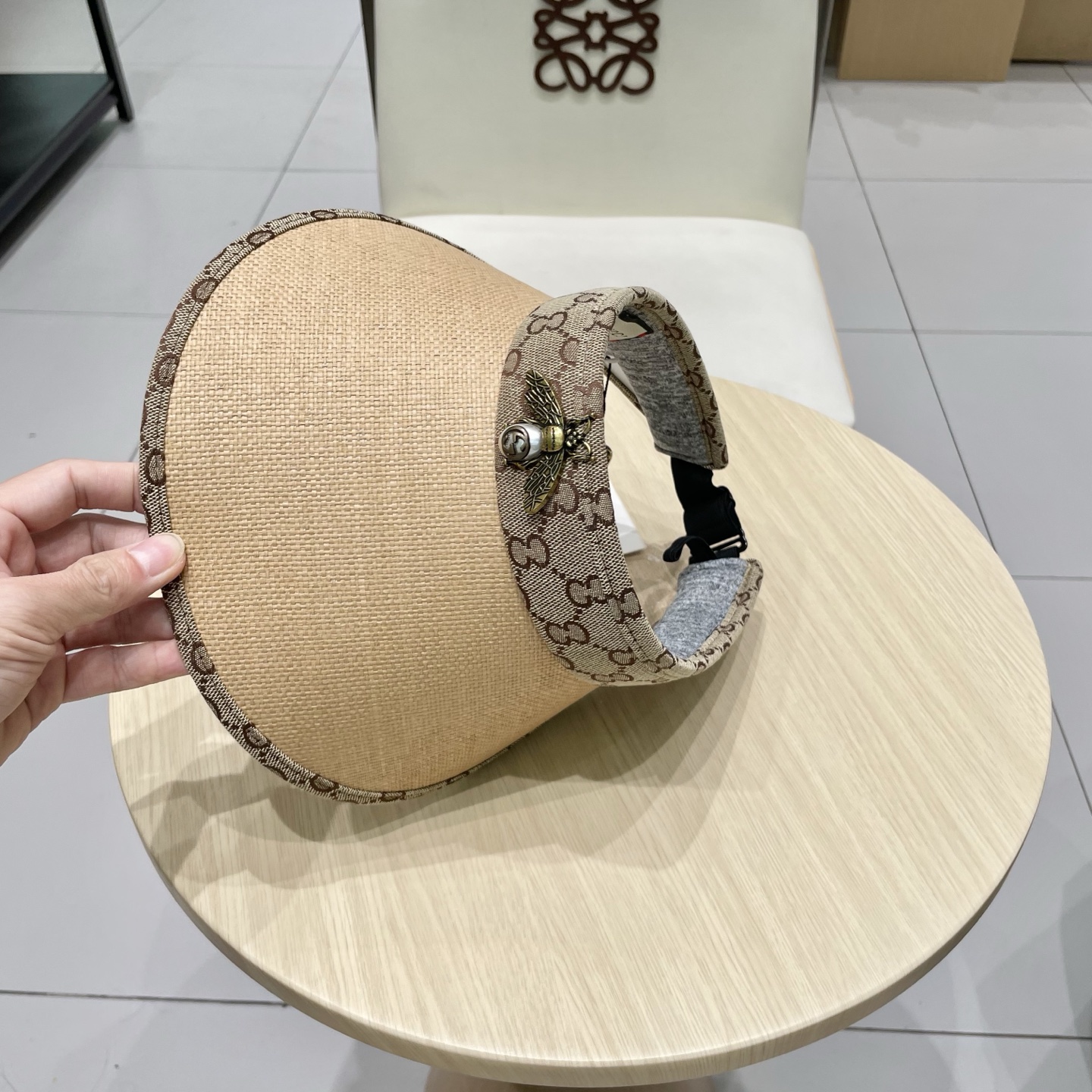 古奇GUCCI爆款专柜同步专柜款遮阳帽空顶帽，超方便！好搭！出街必备