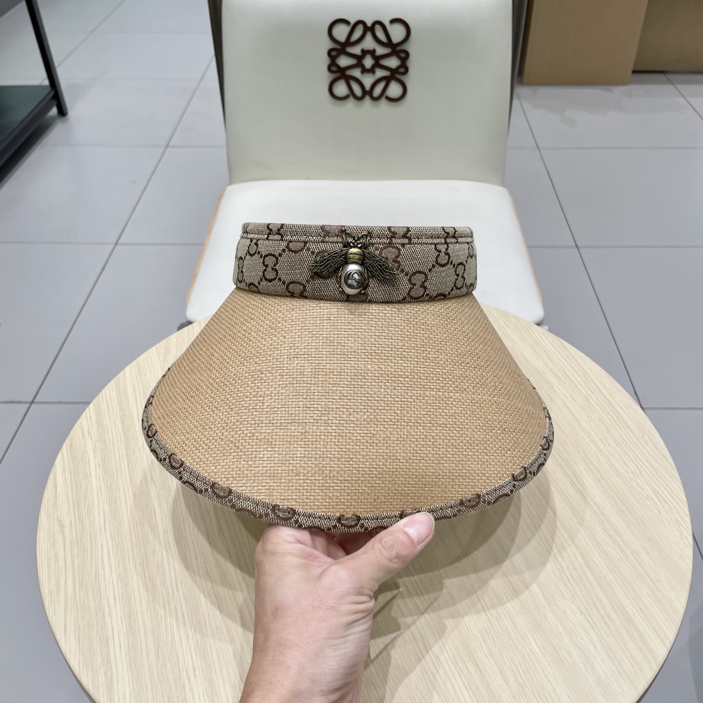 古奇GUCCI爆款专柜同步专柜款遮阳帽空顶帽，超方便！好搭！出街必备