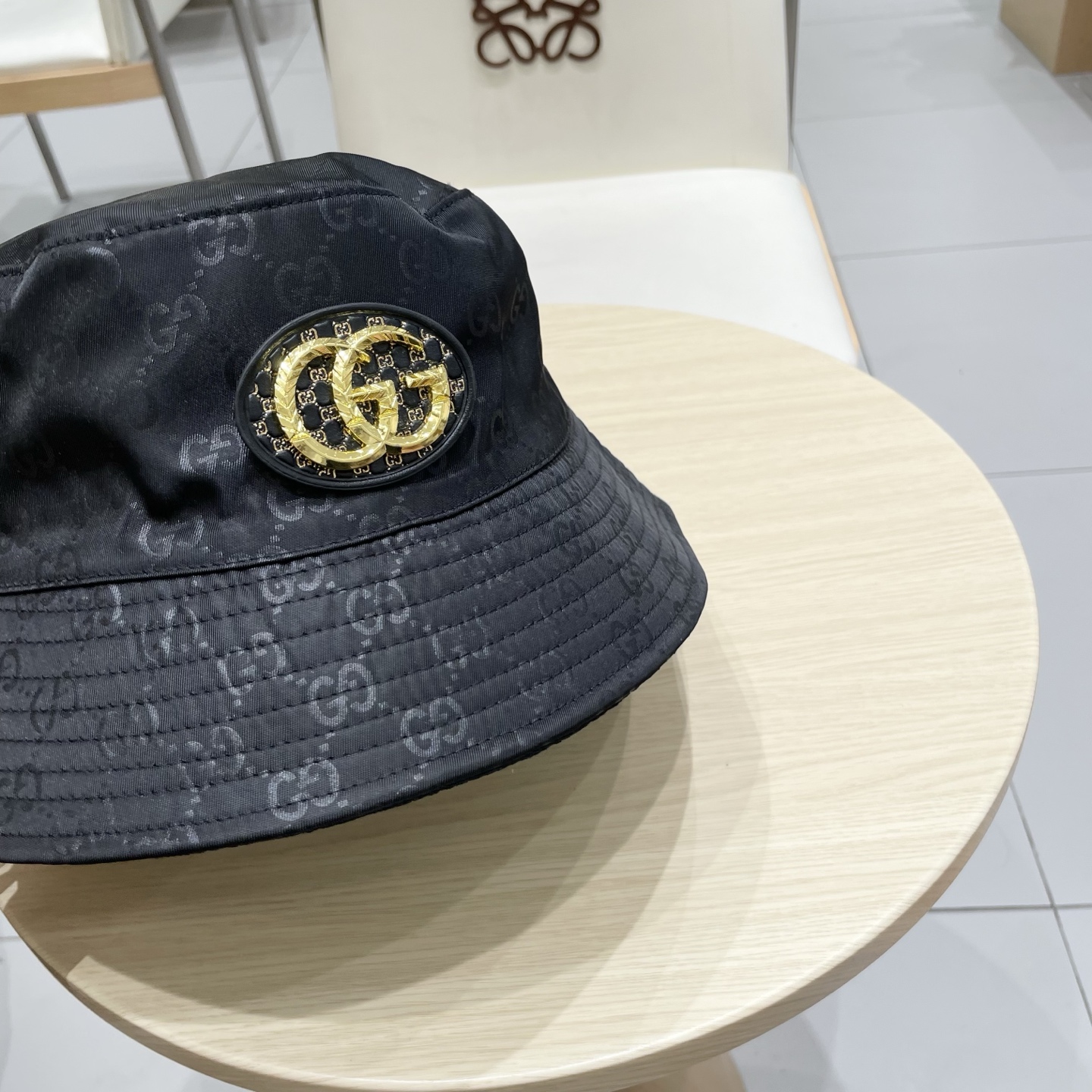 【GUCCI古奇】2025新款双面专柜渔夫帽，新款出货，大牌款超好搭配，赶紧入手！