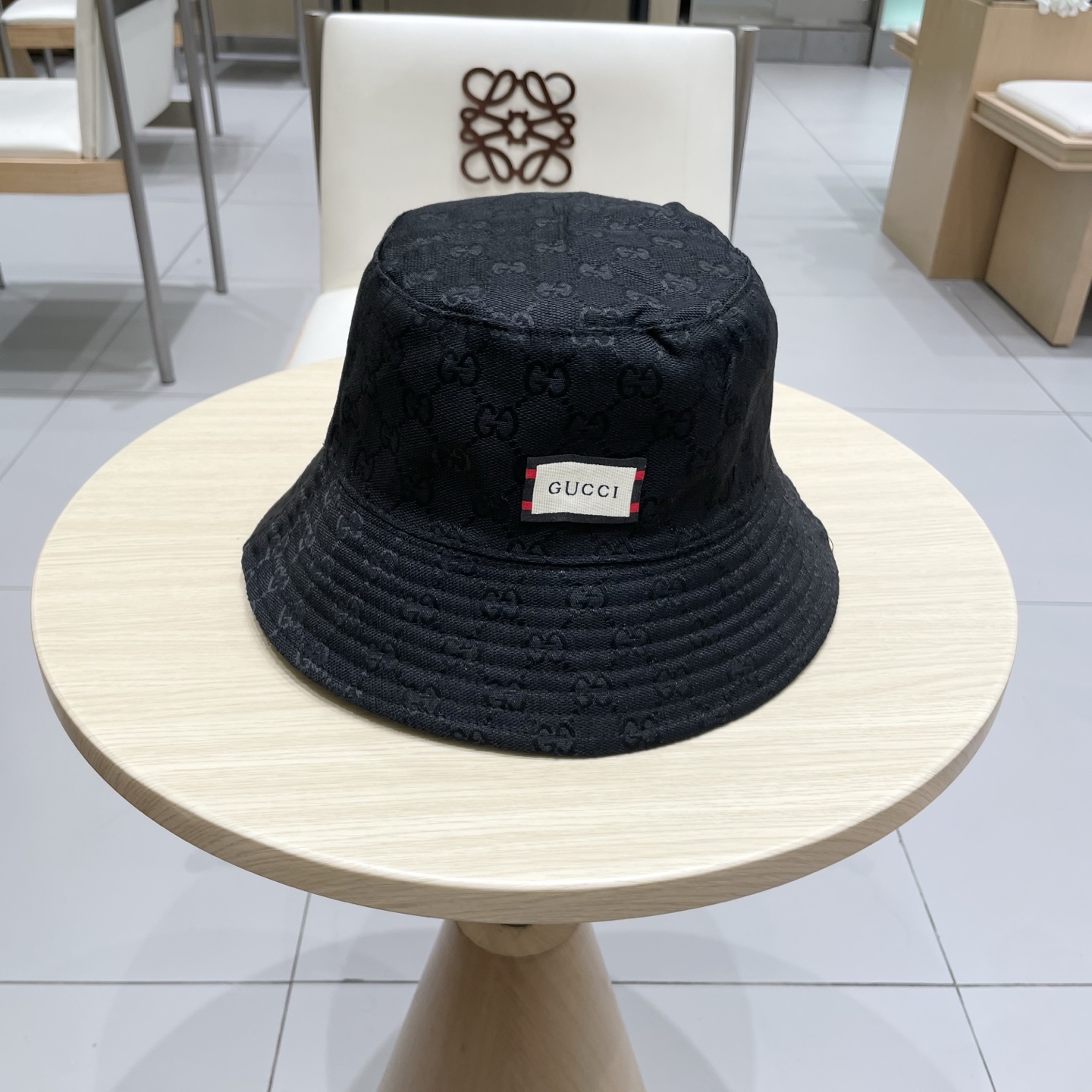 【GUCCI古奇】2025新款双面专柜渔夫帽，新款出货，大牌款超好搭配，赶紧入手！